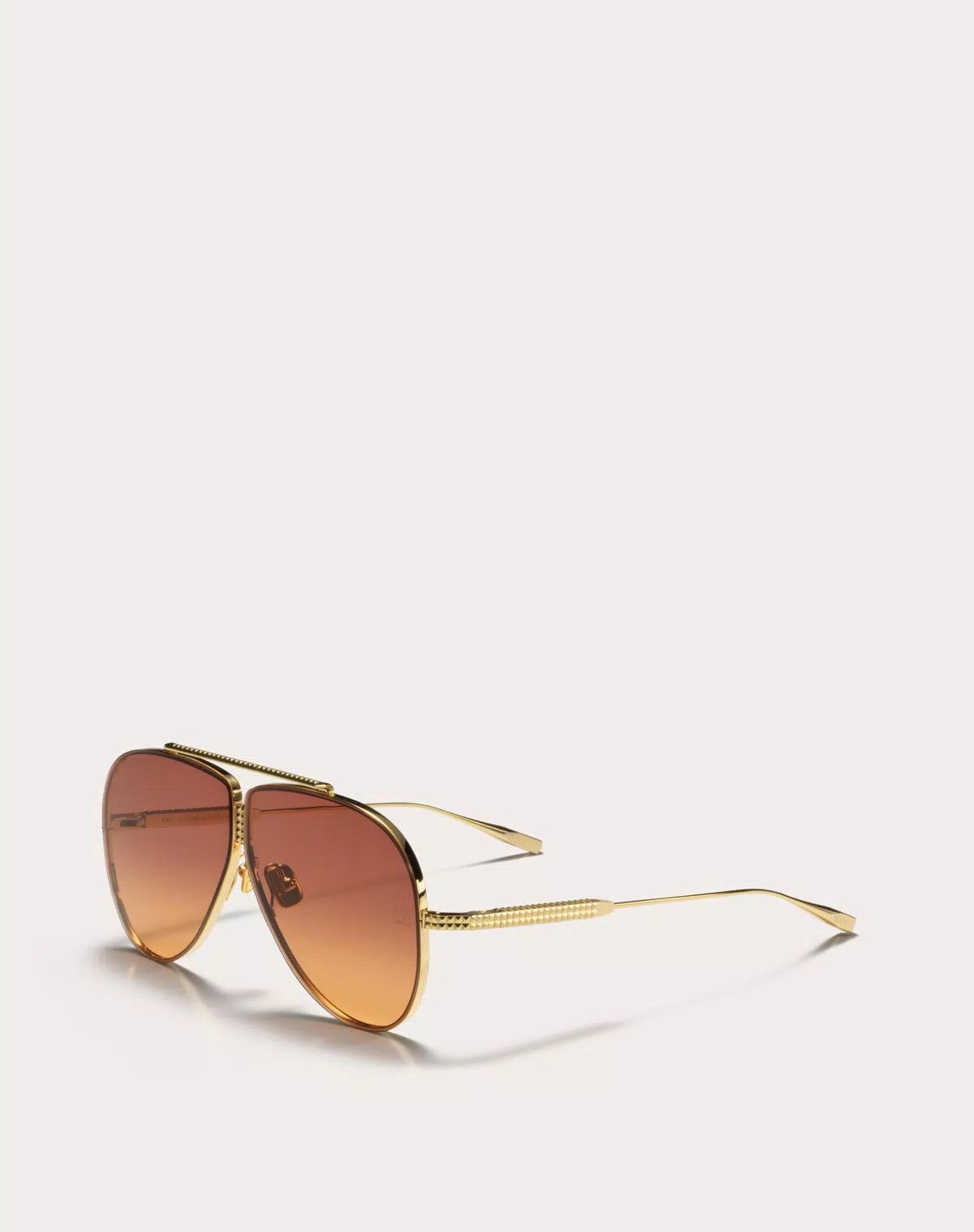 Valentino oc11z0625 Size:64/Pilot Titanium Stud Frame in Golden Size ONE SIZE - 2 Thumbnail