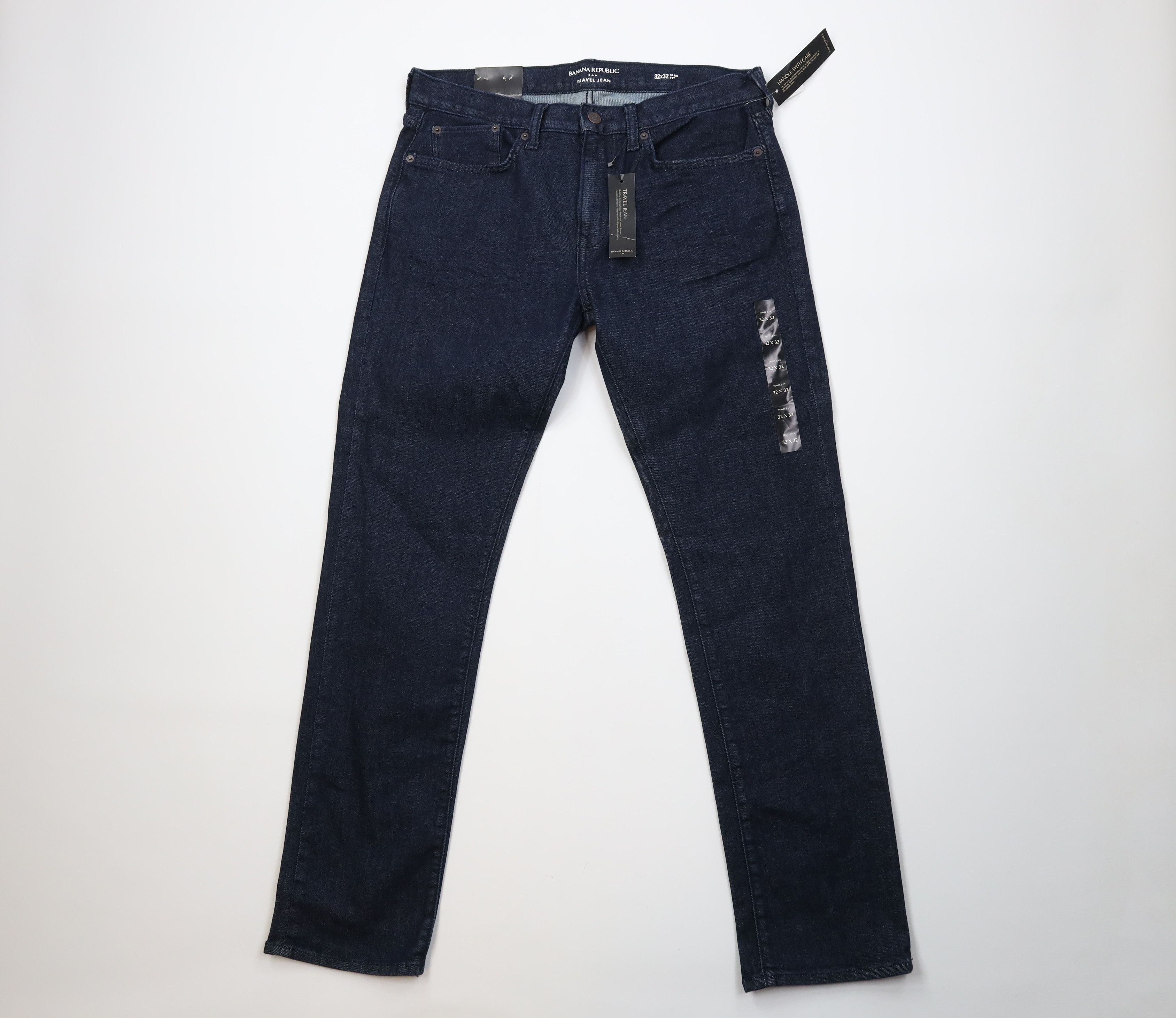 Banana Republic New Banana Republic Stretch Travel Denim Jeans Indigo Blue Size US 32 / EU 48 - 1 Thumbnail