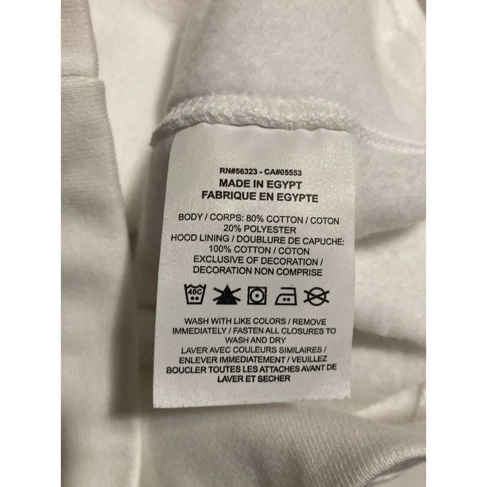Nike Nike Men's Med White Zip Up Standard Fit Hoodie - NWT Size US M / EU 48-50 / 2 - 8 Thumbnail