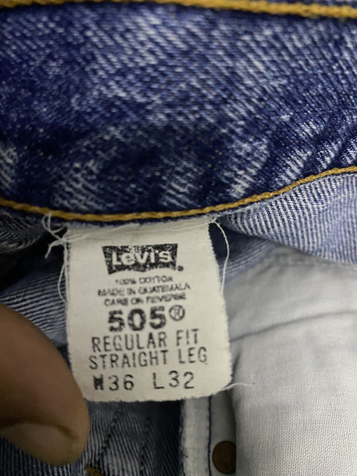 Levi's Vintage Clothing Levi’s 505 vintage distressed Size US 36 / EU 52 - 9 Thumbnail