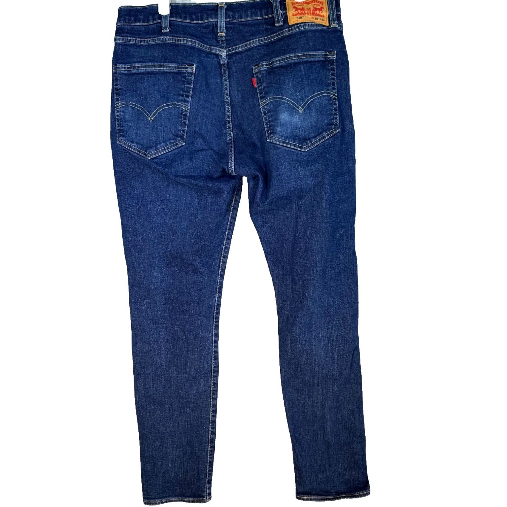 Levi's Levi’s 519 Men’s Jeans Straight Blue Denim Mid-Rise 38x34 Regular Fit Mens Jeans Regular Levi’s 519 Straight Leg Jeans Blue Denim Mid-Rise 38x34 Size US 38 / EU 54 - 2 Thumbnail