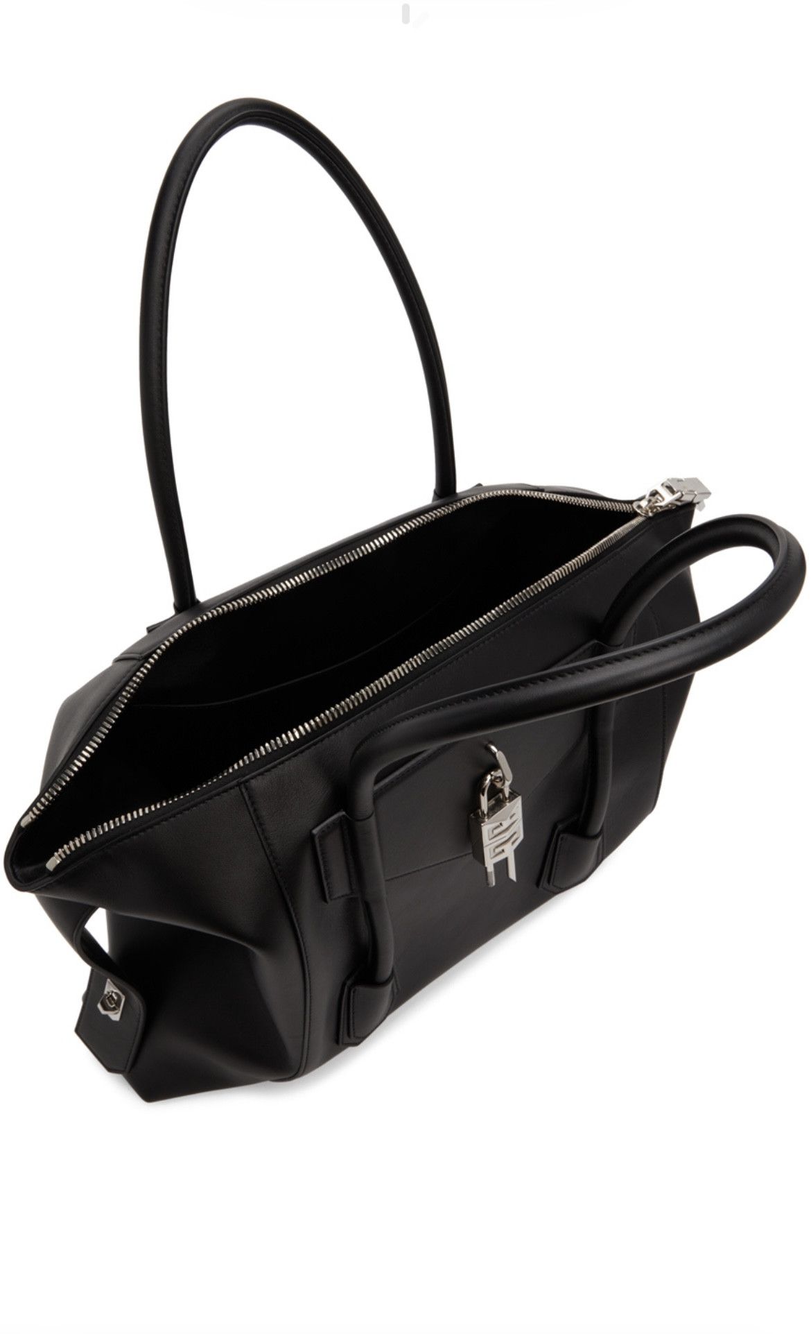 Givenchy Givenchy Black Medium Antigona Soft Lock Shoulder Bag Size ONE SIZE - 3 Thumbnail