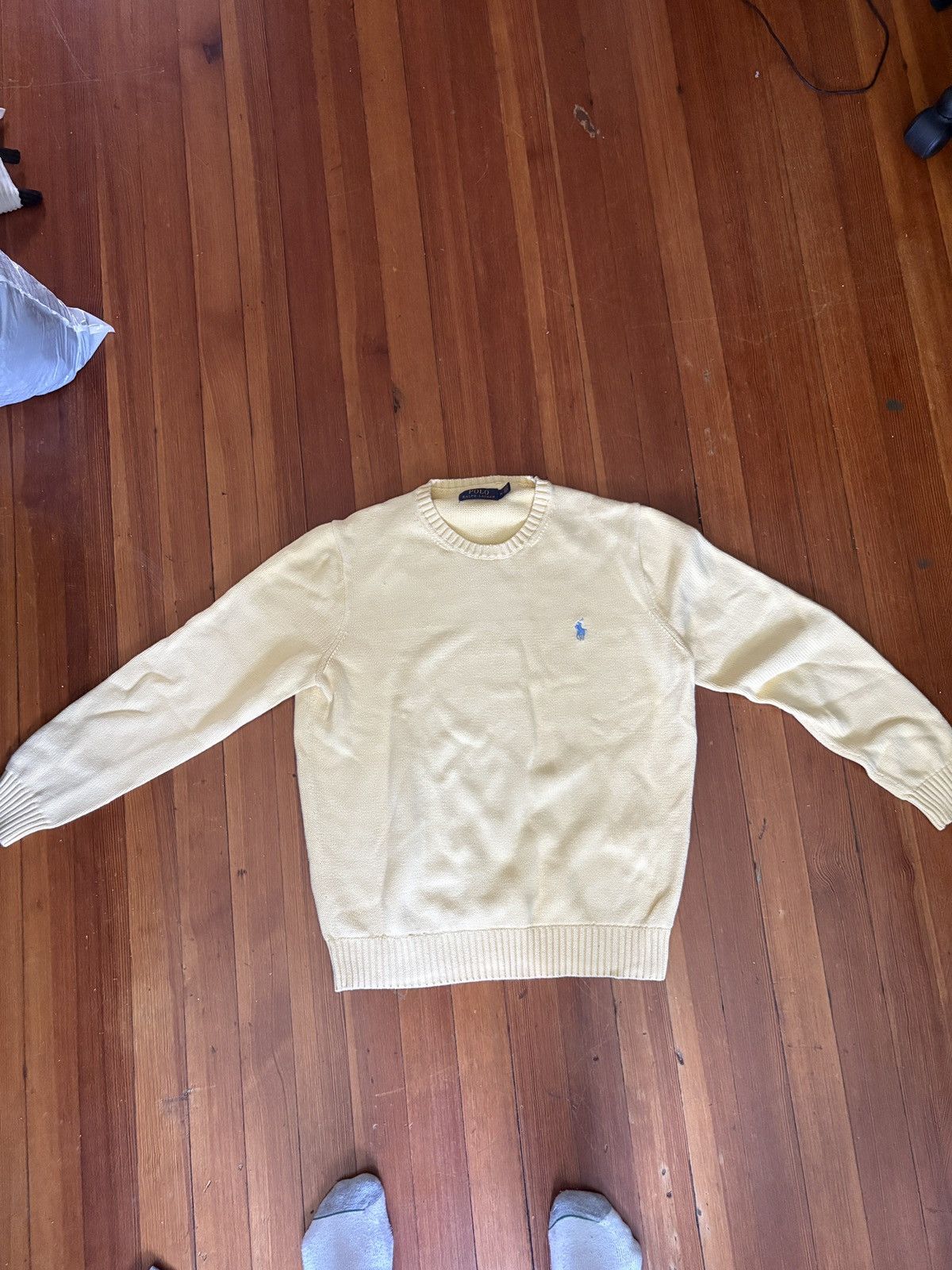 Ralph Lauren Yellow Ralph Lauren cable knit sweater Size US M / EU 48-50 / 2 - 1 Thumbnail