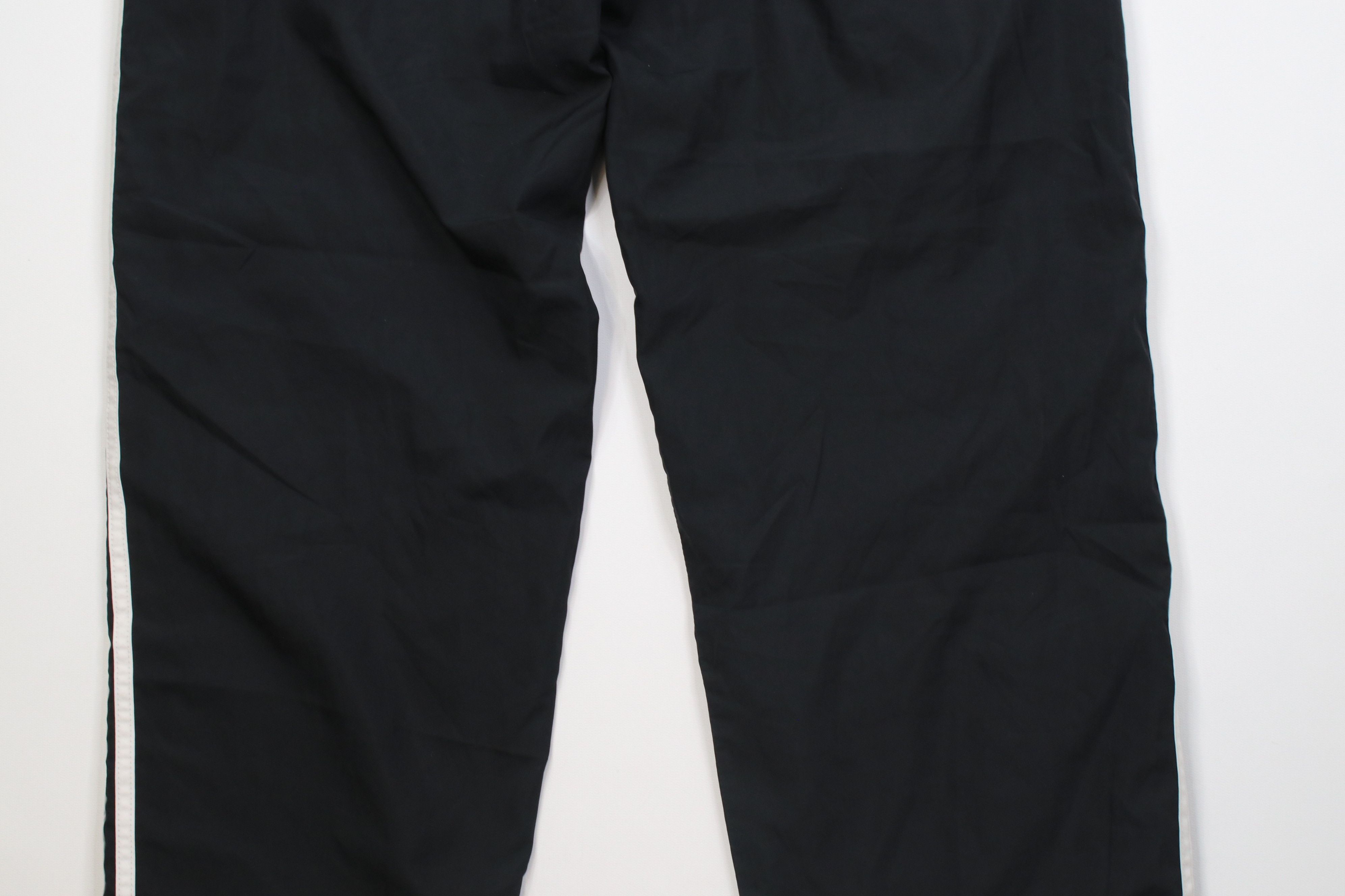 Adidas Vintage Y2K 2005 Adidas Wide Leg Windbreaker Pants Black Size US 36 / EU 52 - 14 Thumbnail
