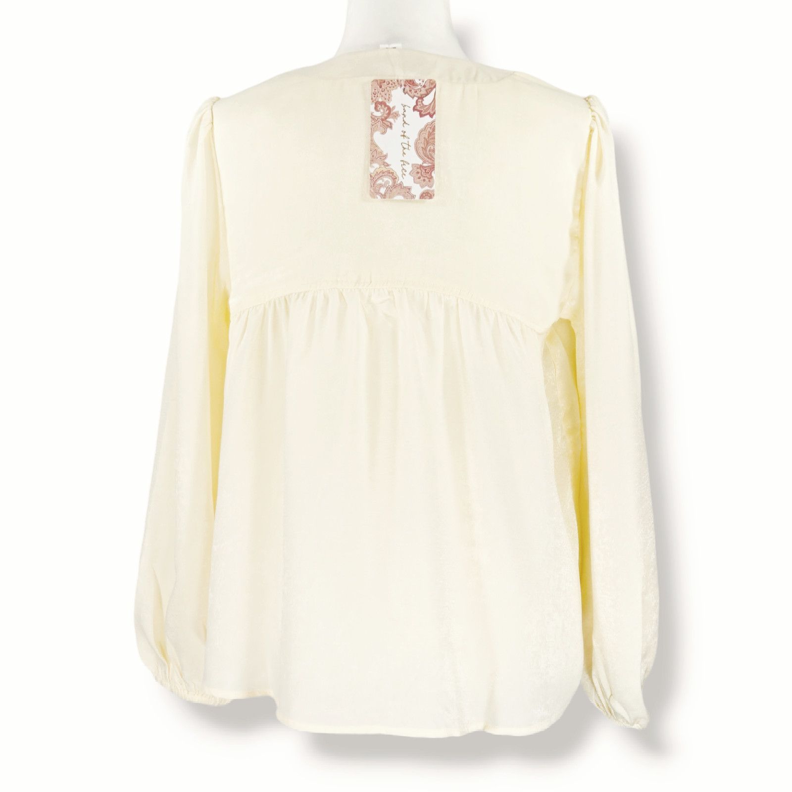 Other NWT B.O.G. Band of the Free Cash Blouse Sz. M [8-10] Ivory Size M / US 6-8 / IT 42-44 - 6 Thumbnail