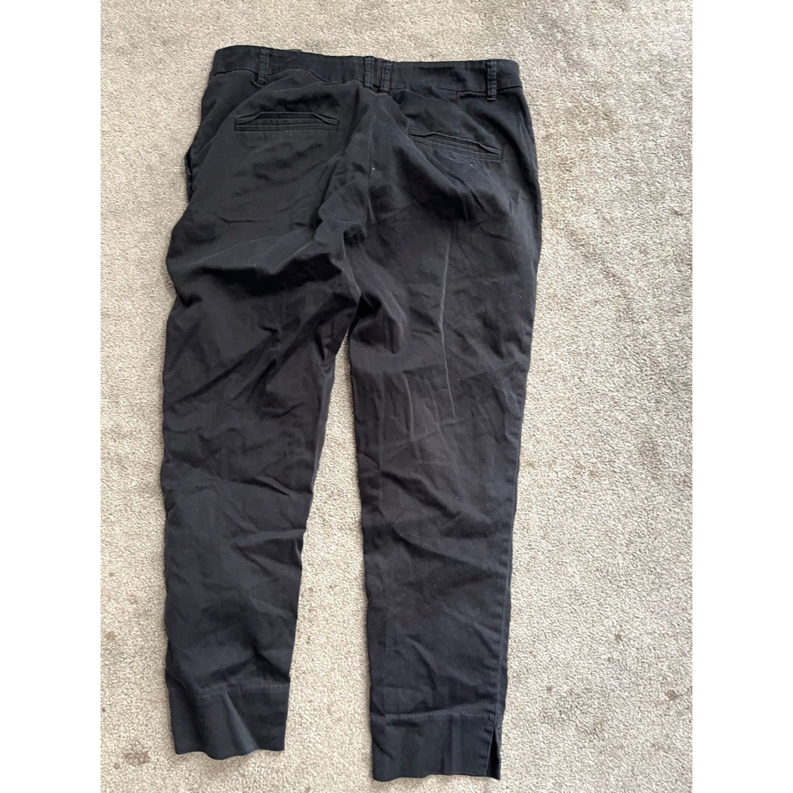 H&M H&M Pants Women 8 Black Business Casual Cropped Ankle Womens Size 30" / US 8 / IT 44 - 3 Thumbnail