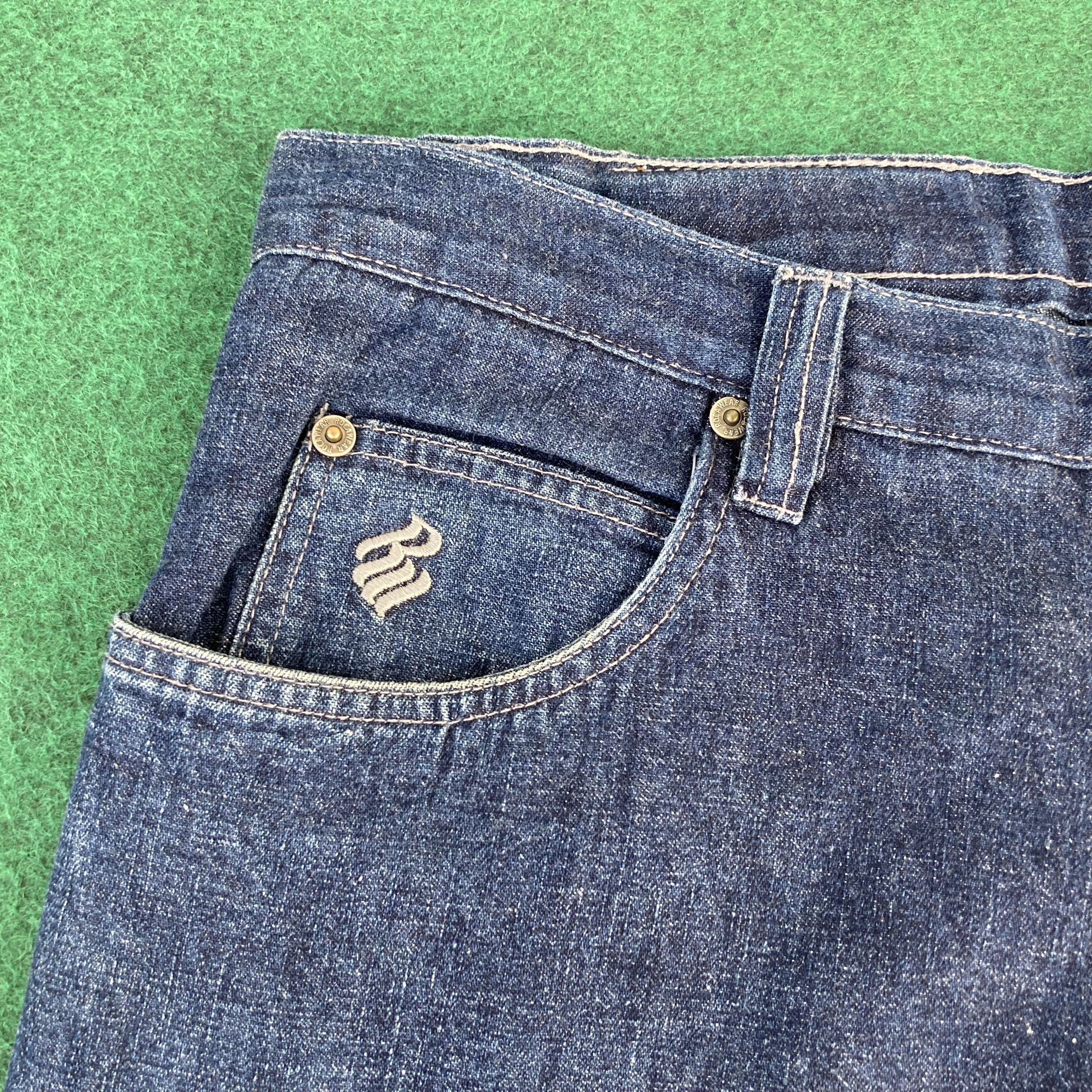 Rocawear × Vintage Vtg RocaWear Baggy Jeans Swag Denim Size US 32 / EU 48 - 6 Thumbnail