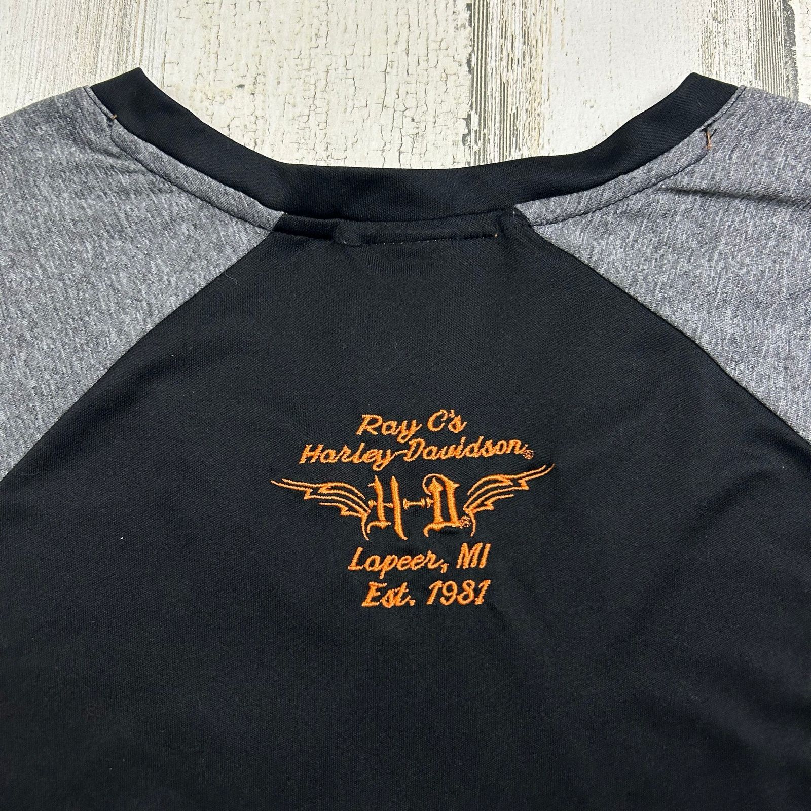 Harley Davidson × Vintage Harley-Davidson Women's First-Class Long-Sleeve Shirt Size L / US 10 / IT 46 - 7 Thumbnail