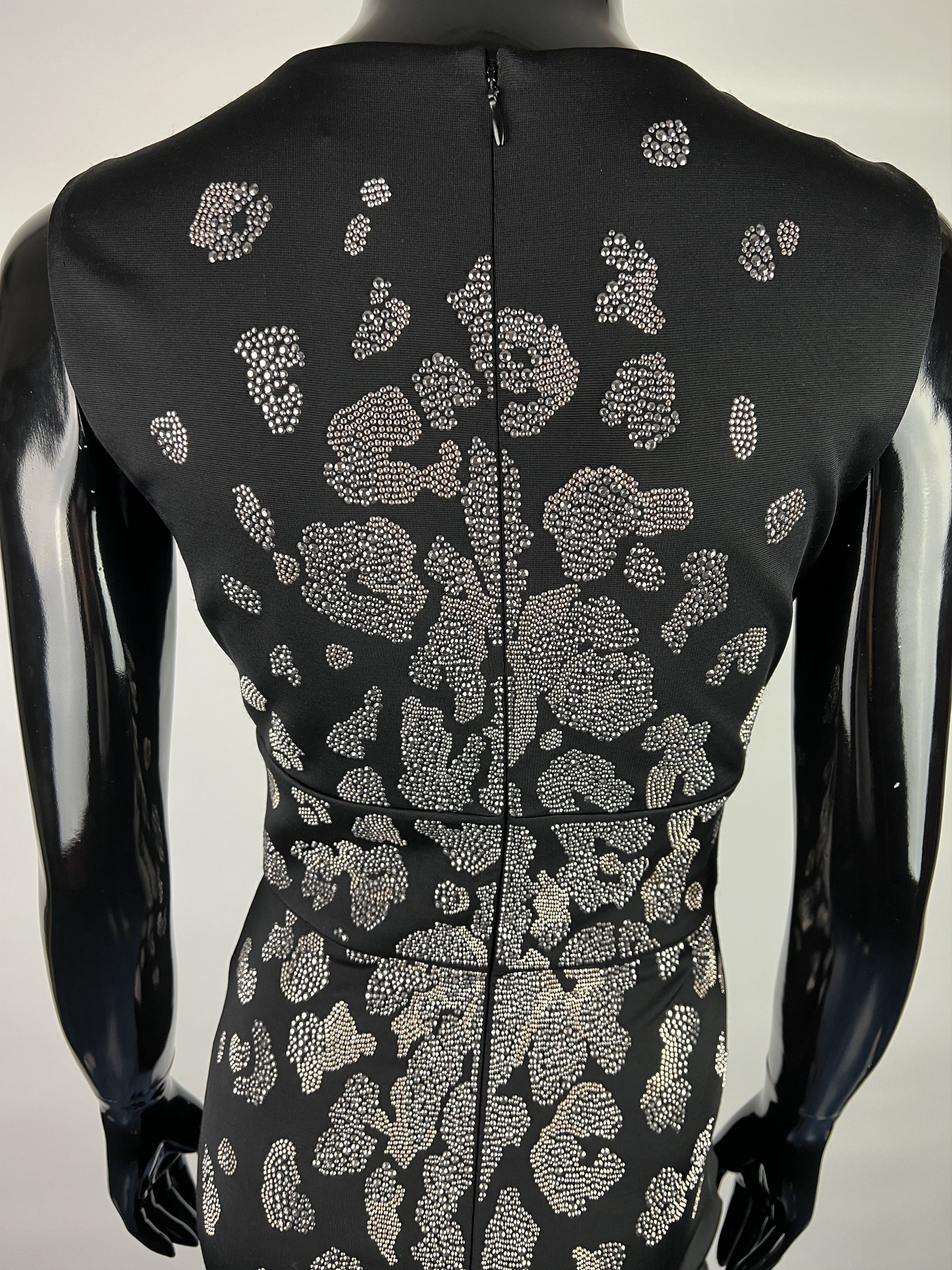 Just Cavalli × Roberto Cavalli Just Cavalli Rhinestones Sleeveless Short Dress Size IT40 Size S / US 4 / IT 40 - 4 Thumbnail