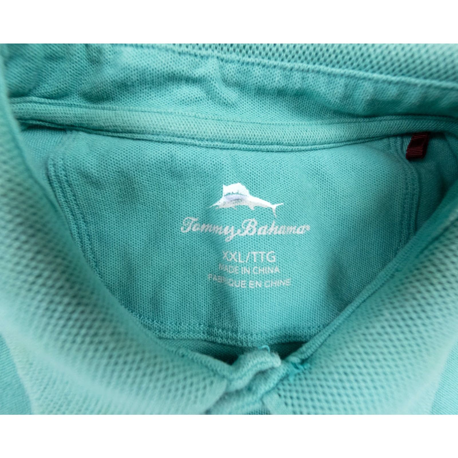 Tommy Bahama Tommy Bahama Polo Shirt Mens 2XL Blue Short Sleeve Cotton Preppy Size US XXL / EU 58 / 5 - 4 Thumbnail