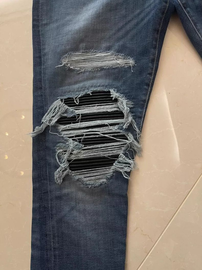 Amiri Amiri16OG blue patchwork 31 yards jeans 2503-Nextarrow Size US 31 - 2 Thumbnail