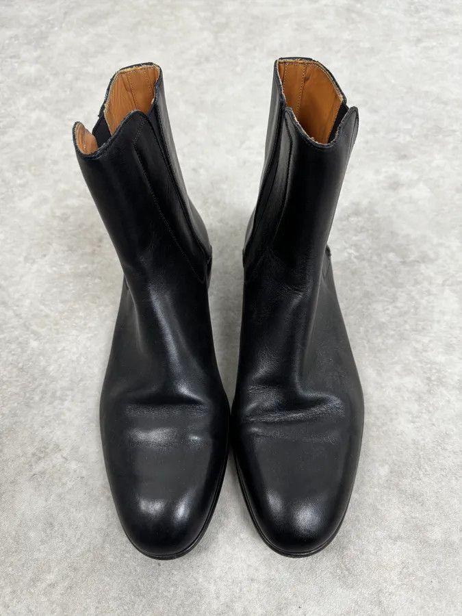 Maison Margiela Maison Margiela Black Premium Minimalist Leather Boots Size US 10 / EU 43 - 4 Thumbnail