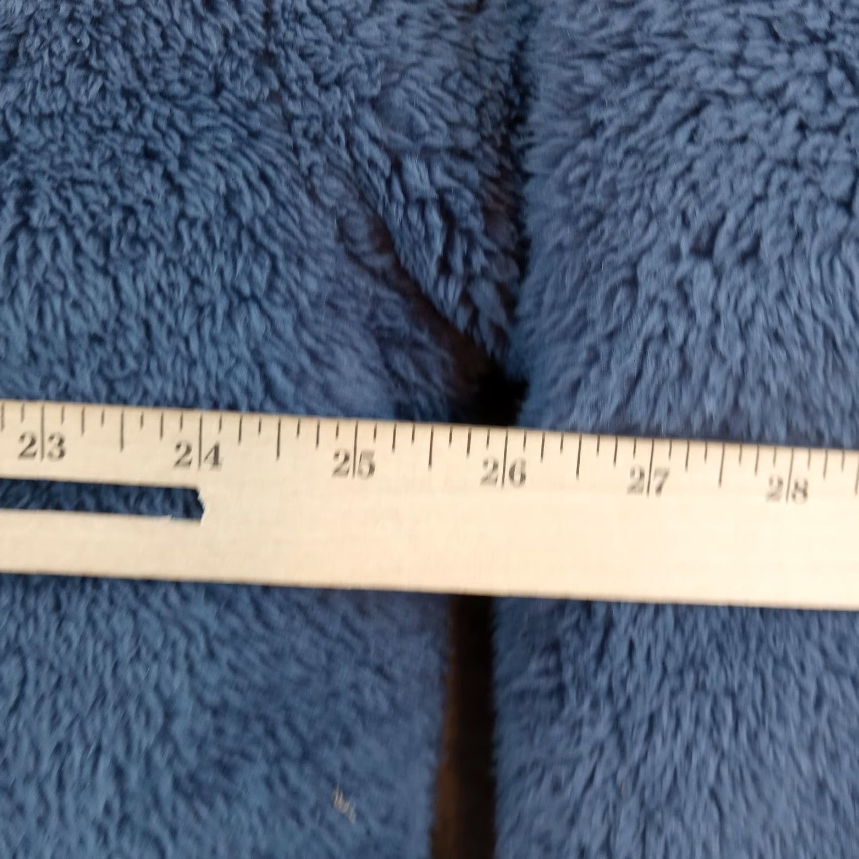 American Eagle Outfitters American Eagle Womens Blue Fuzzy Cropped Mid-Length Zip Up Jacket XS Size XS / US 0-2 / IT 36-38 - 4 Thumbnail