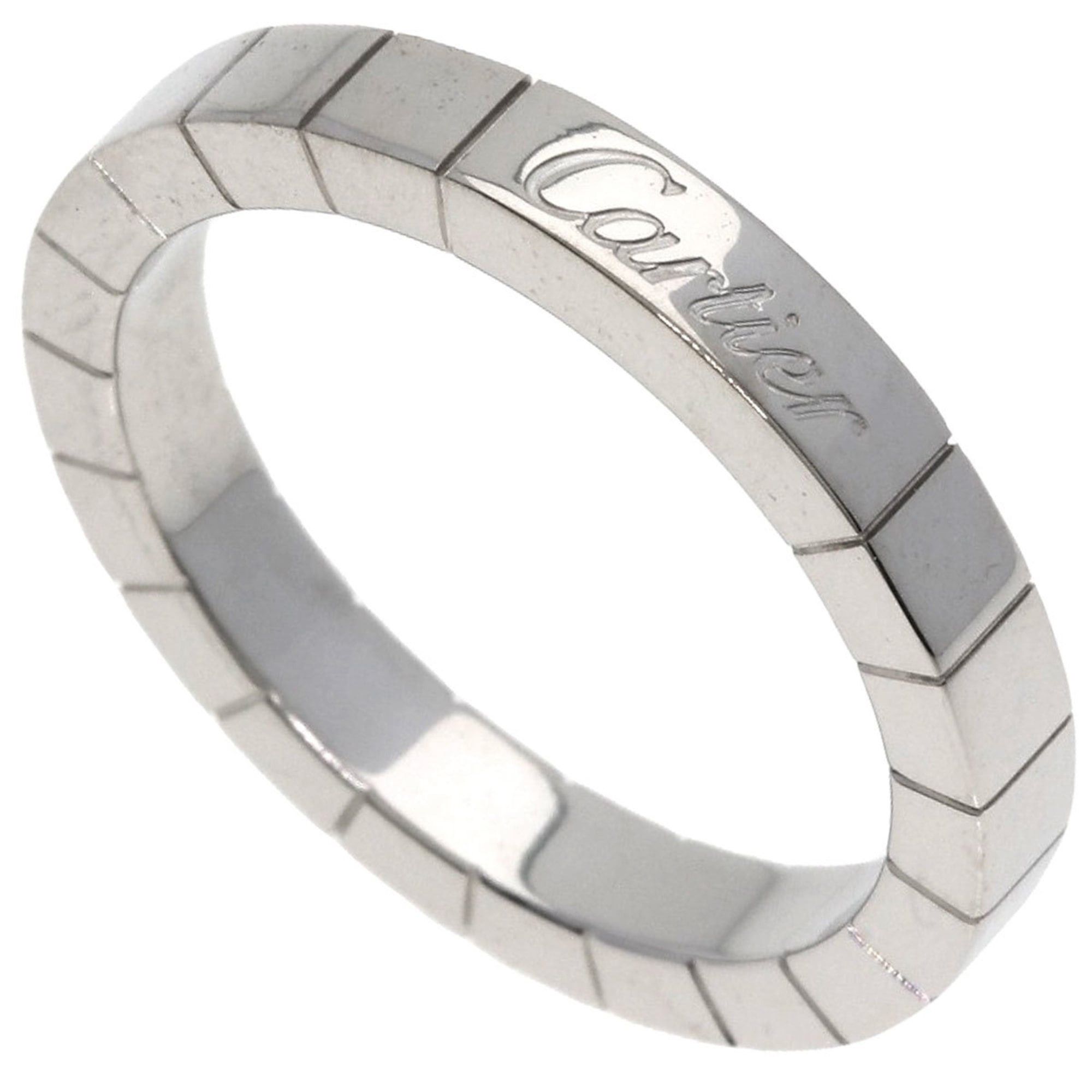 Cartier Cartier Lanieres #54 Ring, 18K White Gold, Women's, CARTIER Size ONE SIZE - 1 Thumbnail