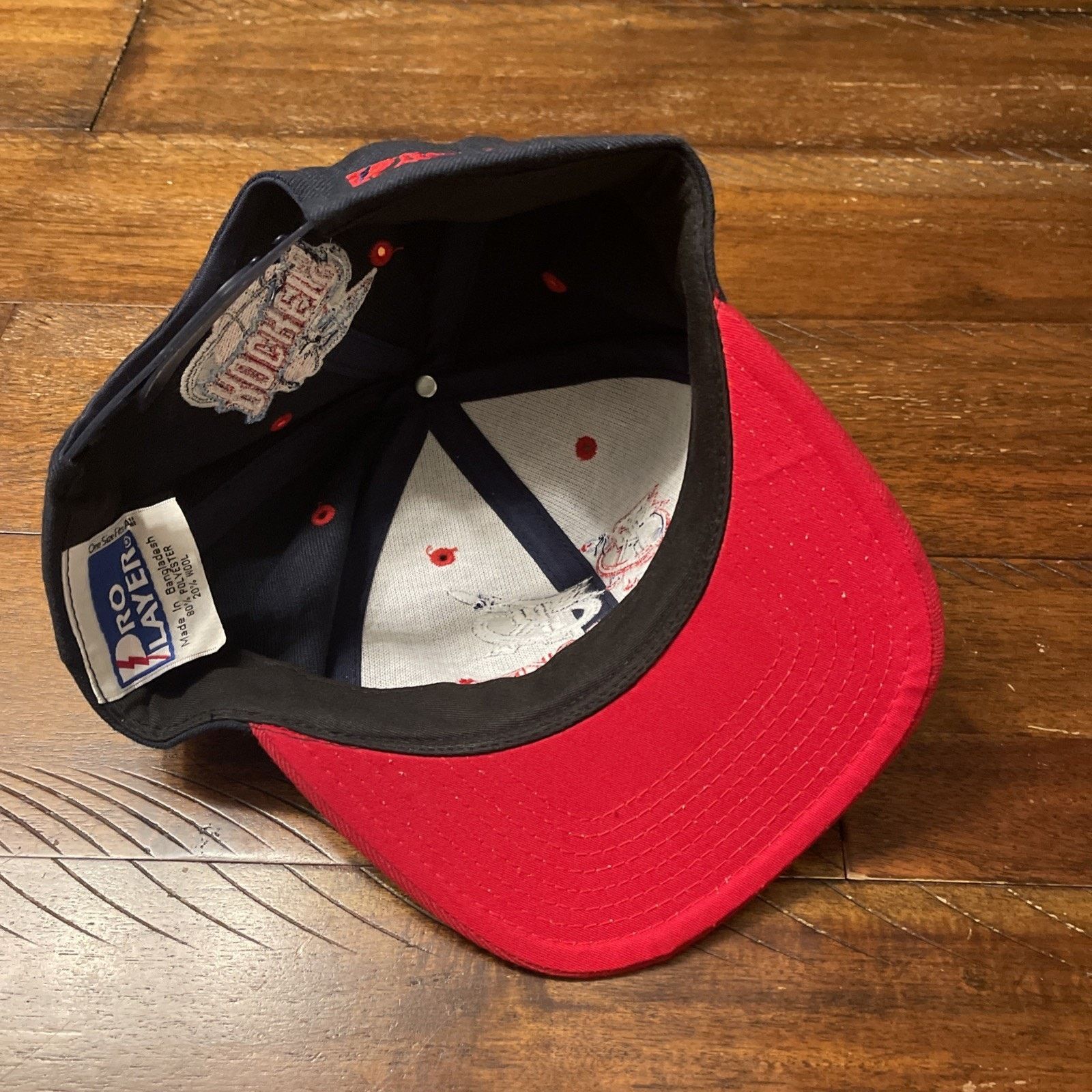 Vintage Houston Rockets Vtg Pro Player Polyester/Wool Snapback Hat Size ONE SIZE - 5 Thumbnail