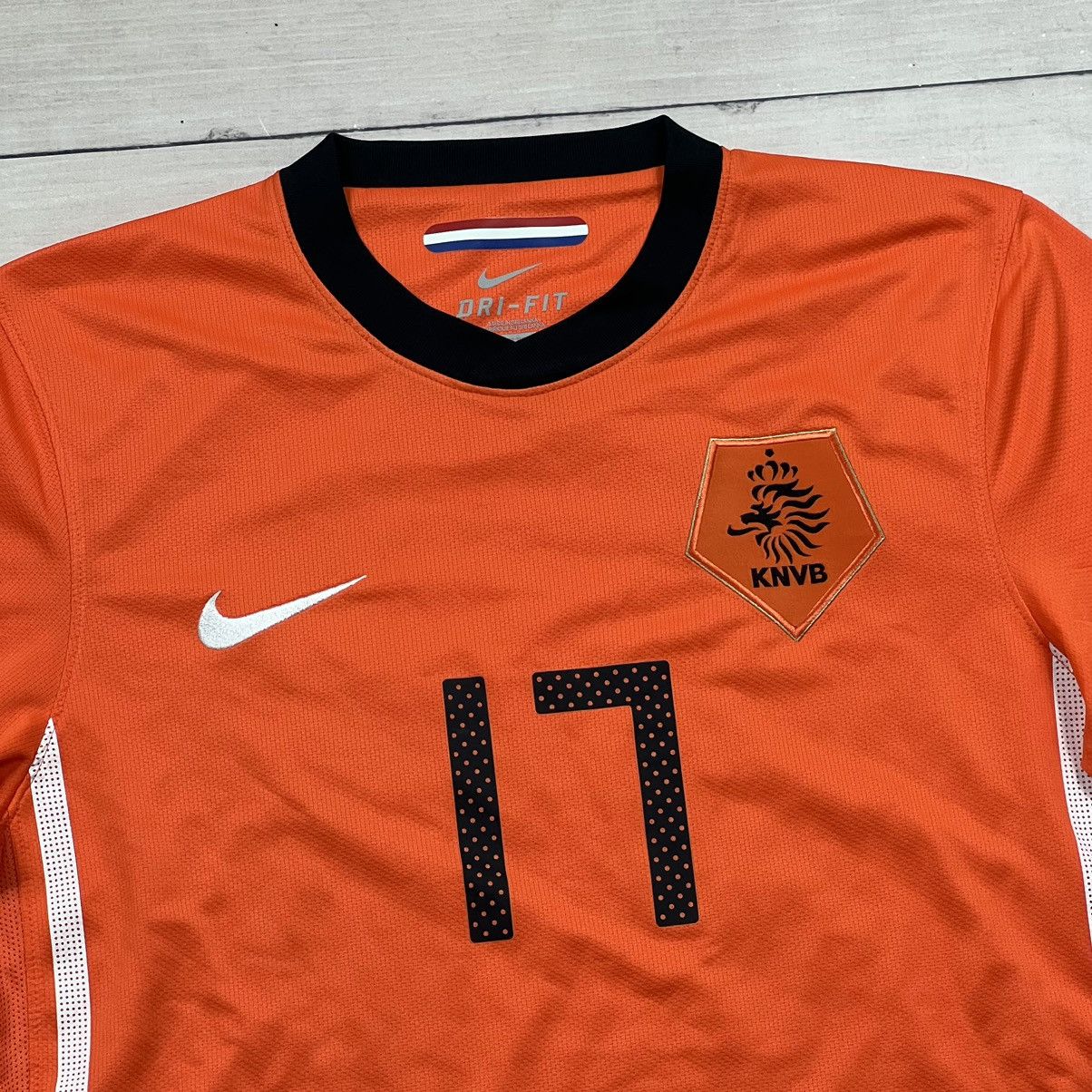 Nike Nike Netherlands Huntelaar 17 Jersey Kit Tee Tshirt Orange Size US M / EU 48-50 / 2 - 3 Thumbnail