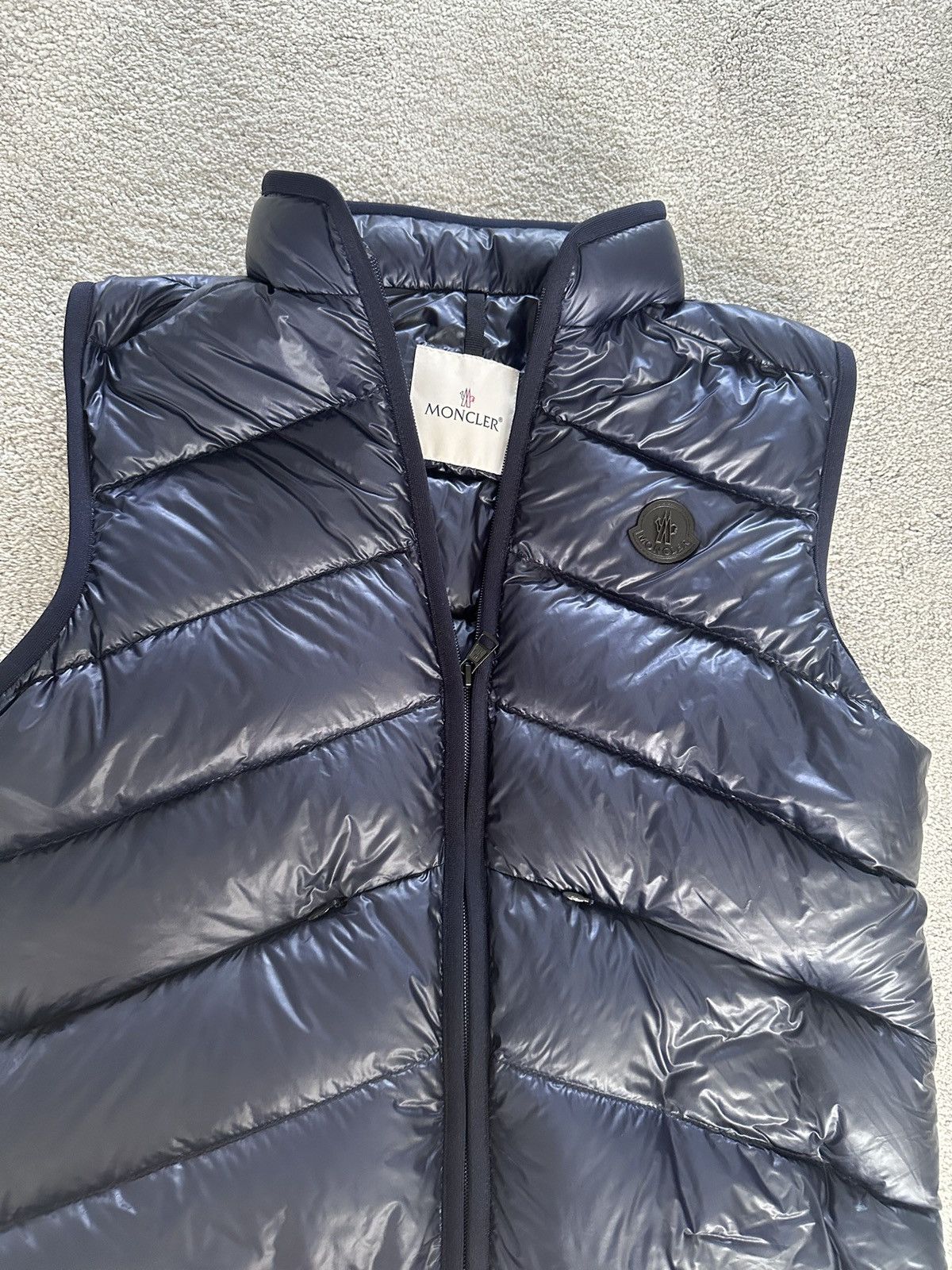 Moncler Rare Blue Moncler Gilet Black Badge Size US M / EU 48-50 / 2 - 5 Thumbnail