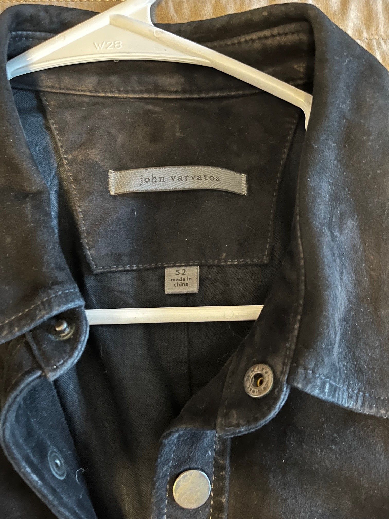 John Varvatos John Varvatos Suede Shirt Jacket L. 52 Size US L / EU 52-54 / 3 - 2 Thumbnail