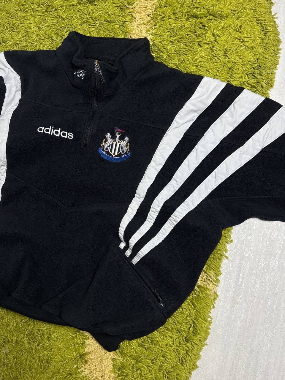 Adidas Vintage 90s Adidas Newcastle United Rare Fleece Pullover Size US L / EU 52-54 / 3 - 2 Thumbnail