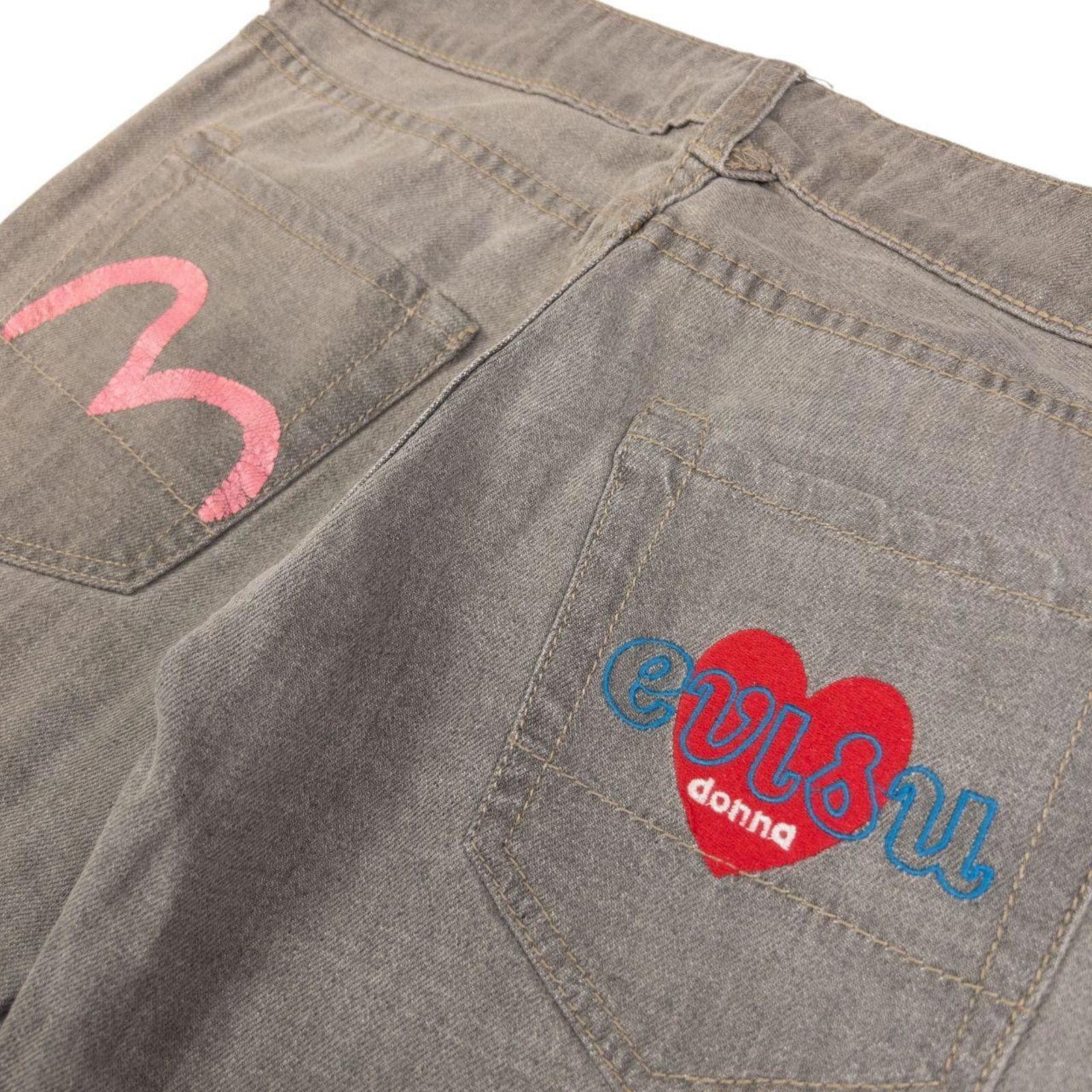 Evisu Vintage Evisu Donna Embroidered Japanese Denim Jeans W28 Size 28" / US 6 / IT 42 - 7 Thumbnail