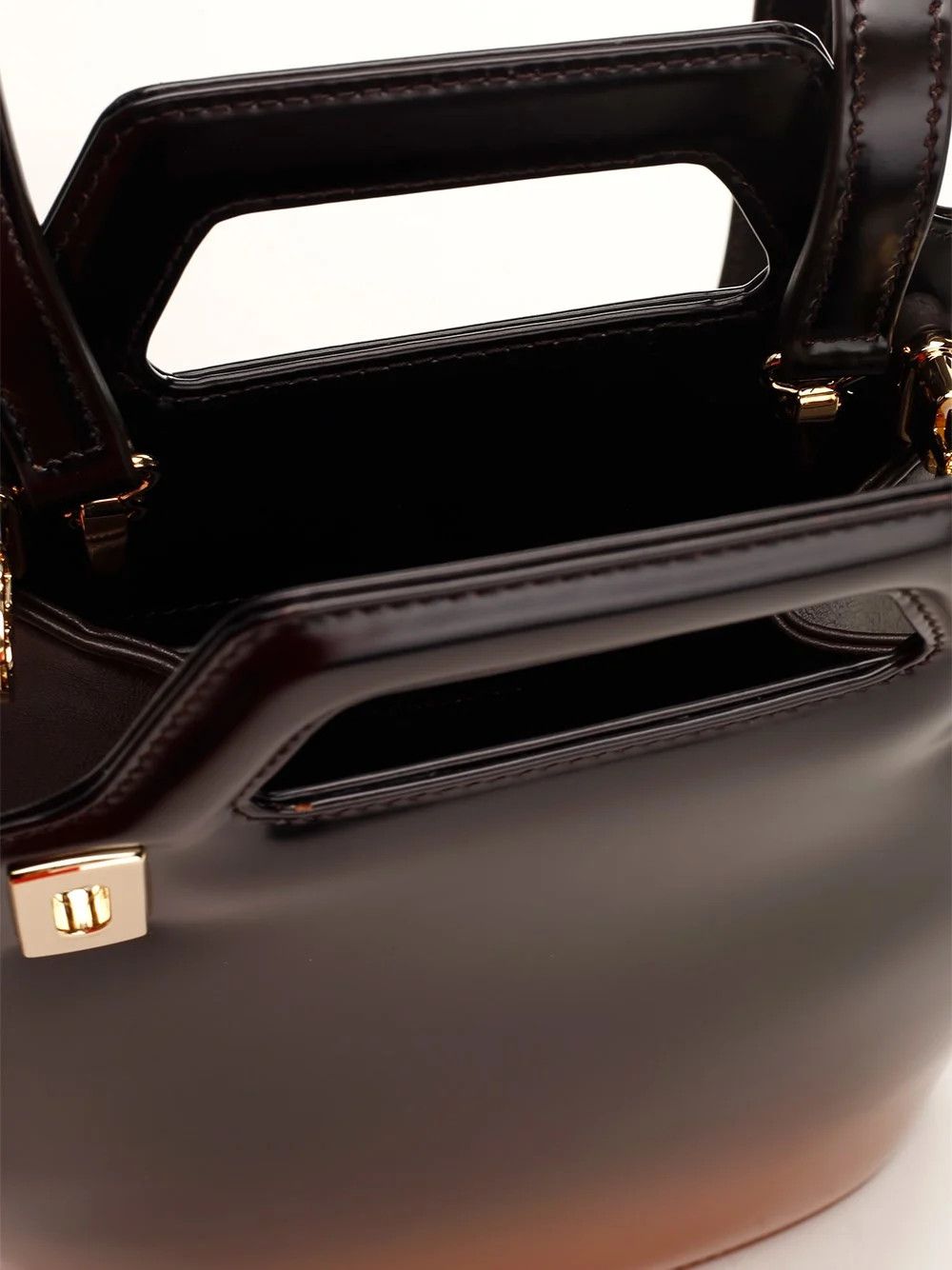 Salvatore Ferragamo o1s1rm0924 Size: OS / Wanda NS Handle Bag in Black/Camel Size ONE SIZE - 3 Thumbnail