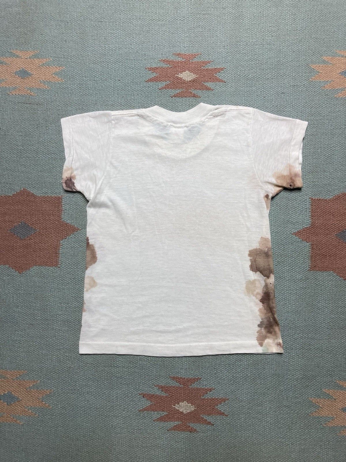 Vintage 70s blank white t shirt fruit of loom boy 10 womens baby tee Size XXS / US 00 / IT 34 - 7 Thumbnail