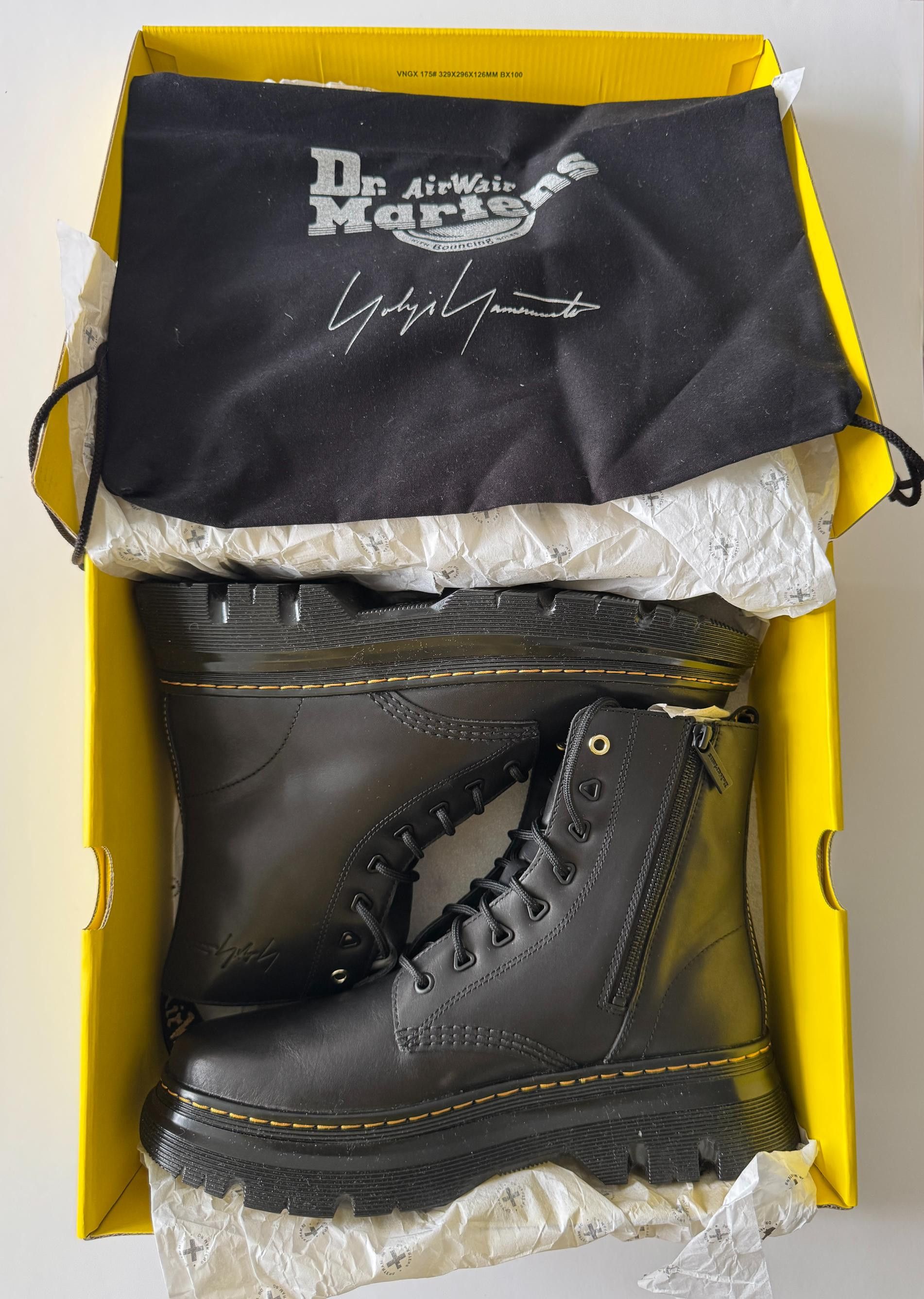 Yohji Yamamoto x Dr. Martens Lace-up Boots