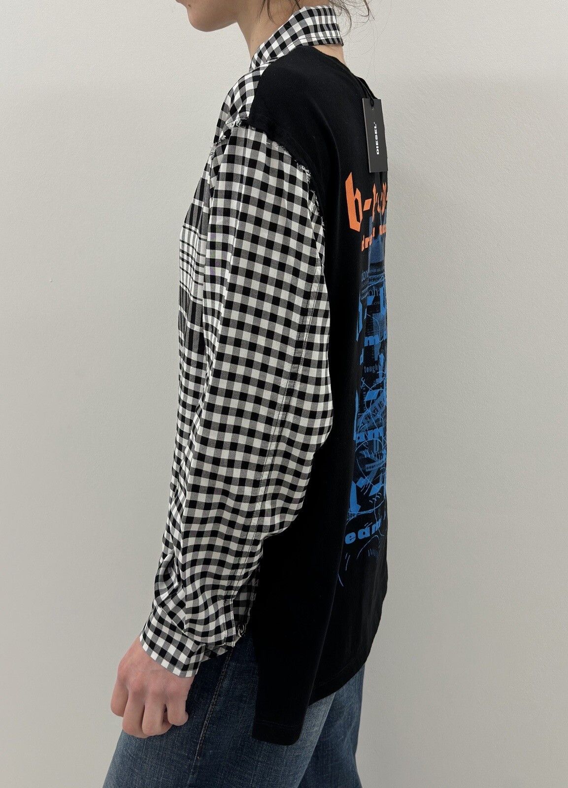Diesel NEW Diesel Womens Shirt Ctrudix Camicia Checked y2k size 14 Size XL / US 12-14 / IT 48-50 - 5 Thumbnail