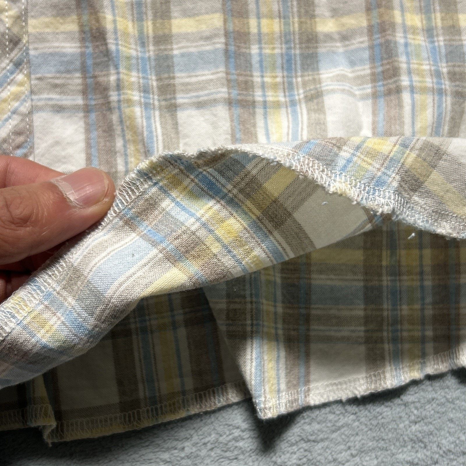 Wrangler Wrangler Pearl Snap Button Up Short sleeve Shirt XL Raw Hem Size US XL / EU 56 / 4 - 8 Thumbnail
