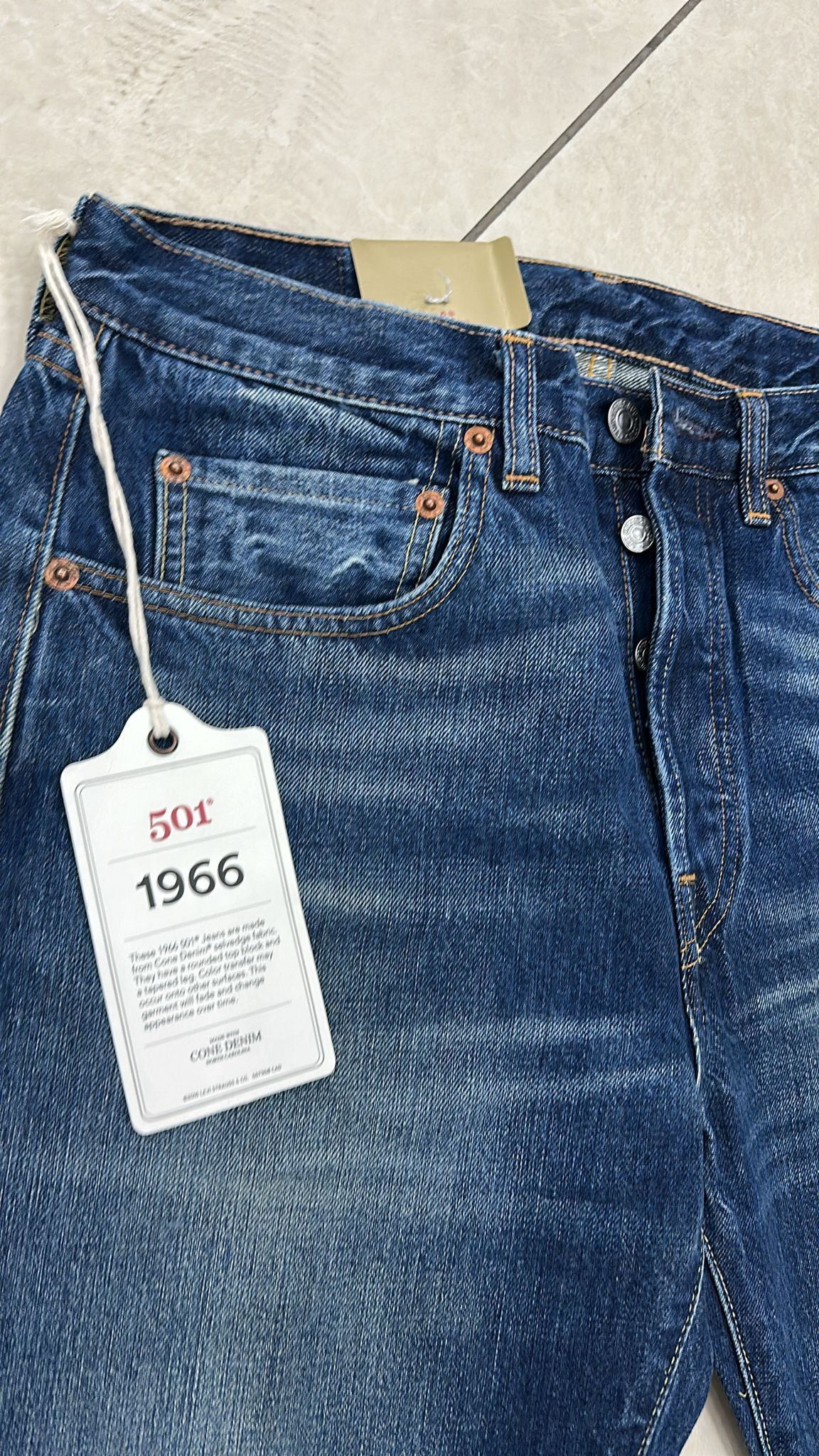 Levi's Vintage Clothing LVC Levi's Vintage Clothing 1966 501XX BigE Selvedge Jeans Size US 31 - 4 Thumbnail