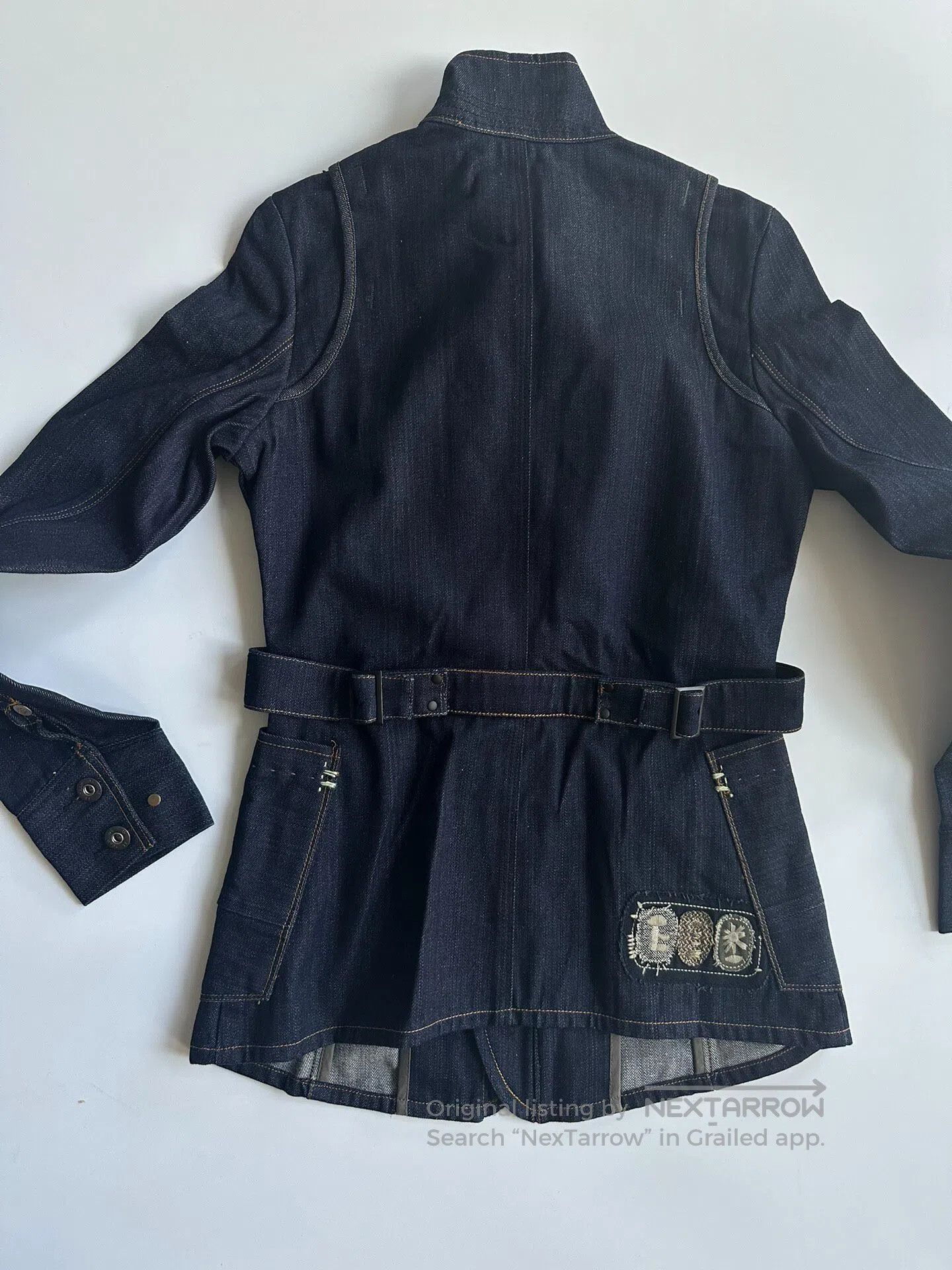Marithe + Francois Girbaud MARITHE FRANCOIS GIRBAUD Women's denim jacket| Size S / US 4 / IT 40 - 3 Thumbnail