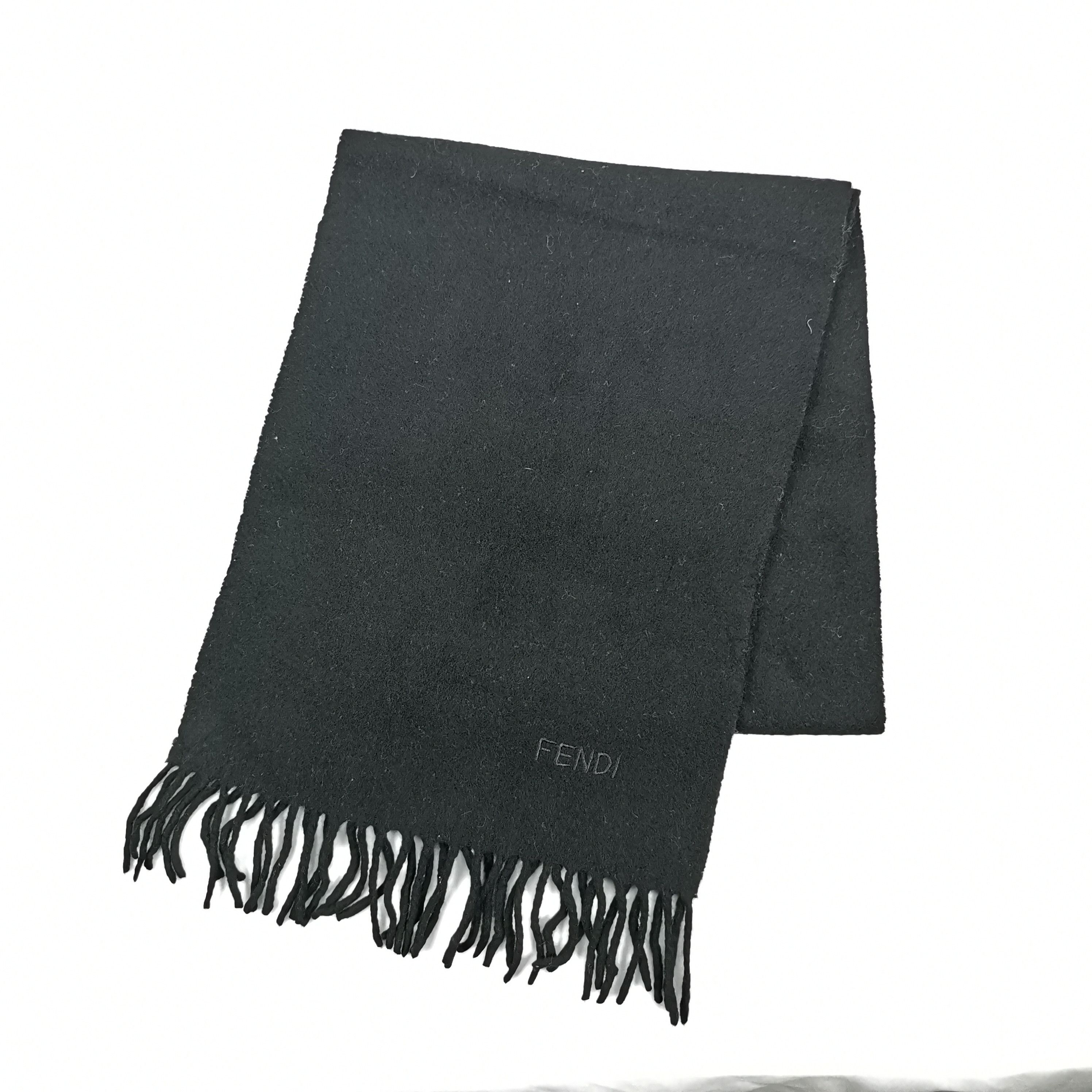 Fendi Vintage Y2K FENDI Scarf Muffler Wool Scarves Size ONE SIZE - 3 Thumbnail