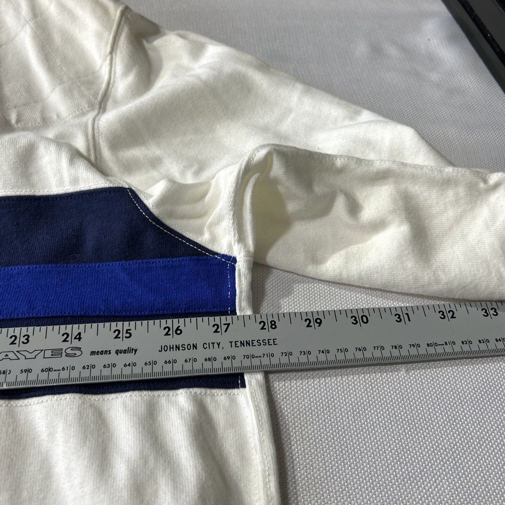 Polo Ralph Lauren Polo Ralph Lauren Rugby Shirt Mens XXLT White Blue Stripe Long Sleeve Polo Size US XXL / EU 58 / 5 - 4 Thumbnail