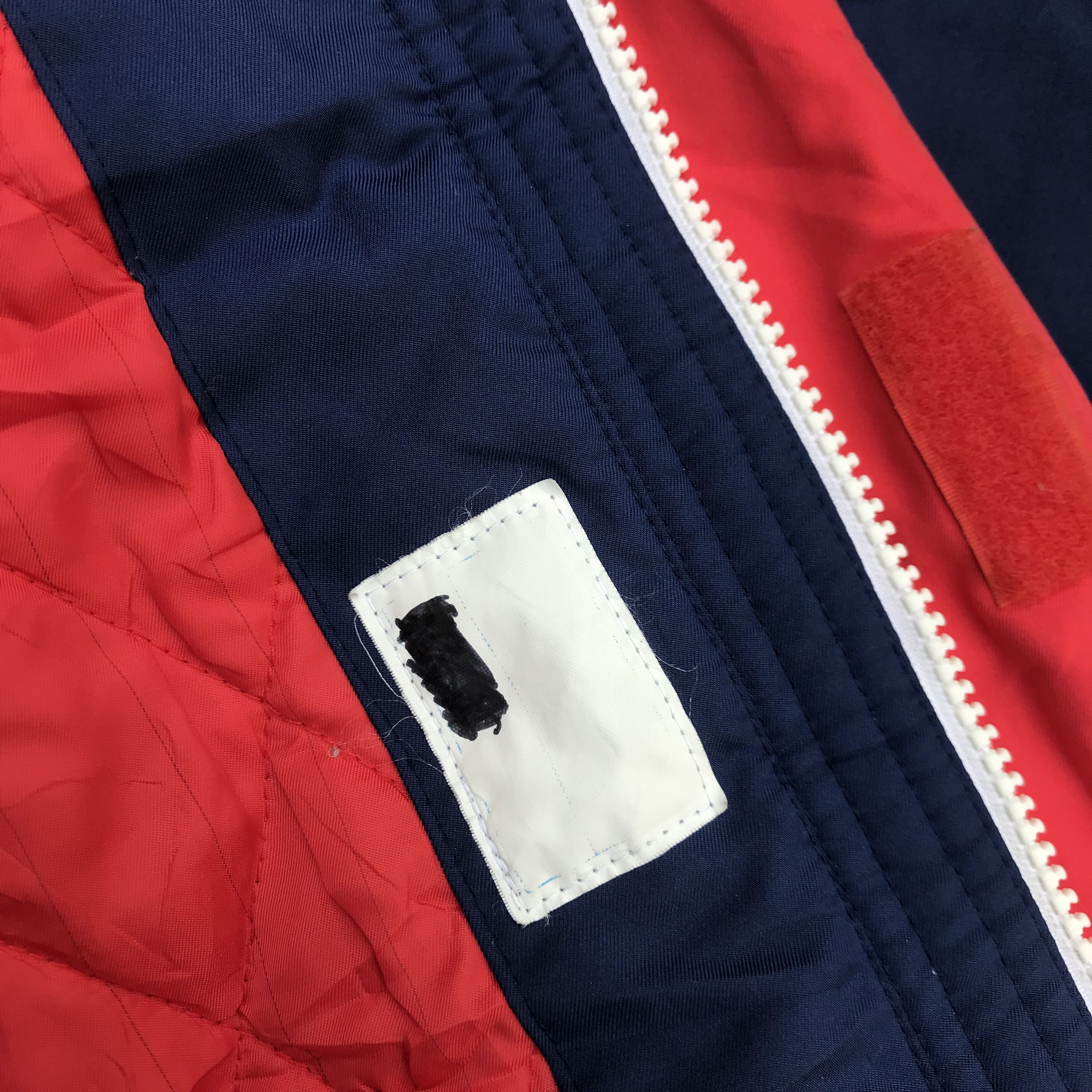 Japanese Brand Esso Us Safety Reflective Gas Station Staff Jacket Blue Size US M / EU 48-50 / 2 - 6 Thumbnail