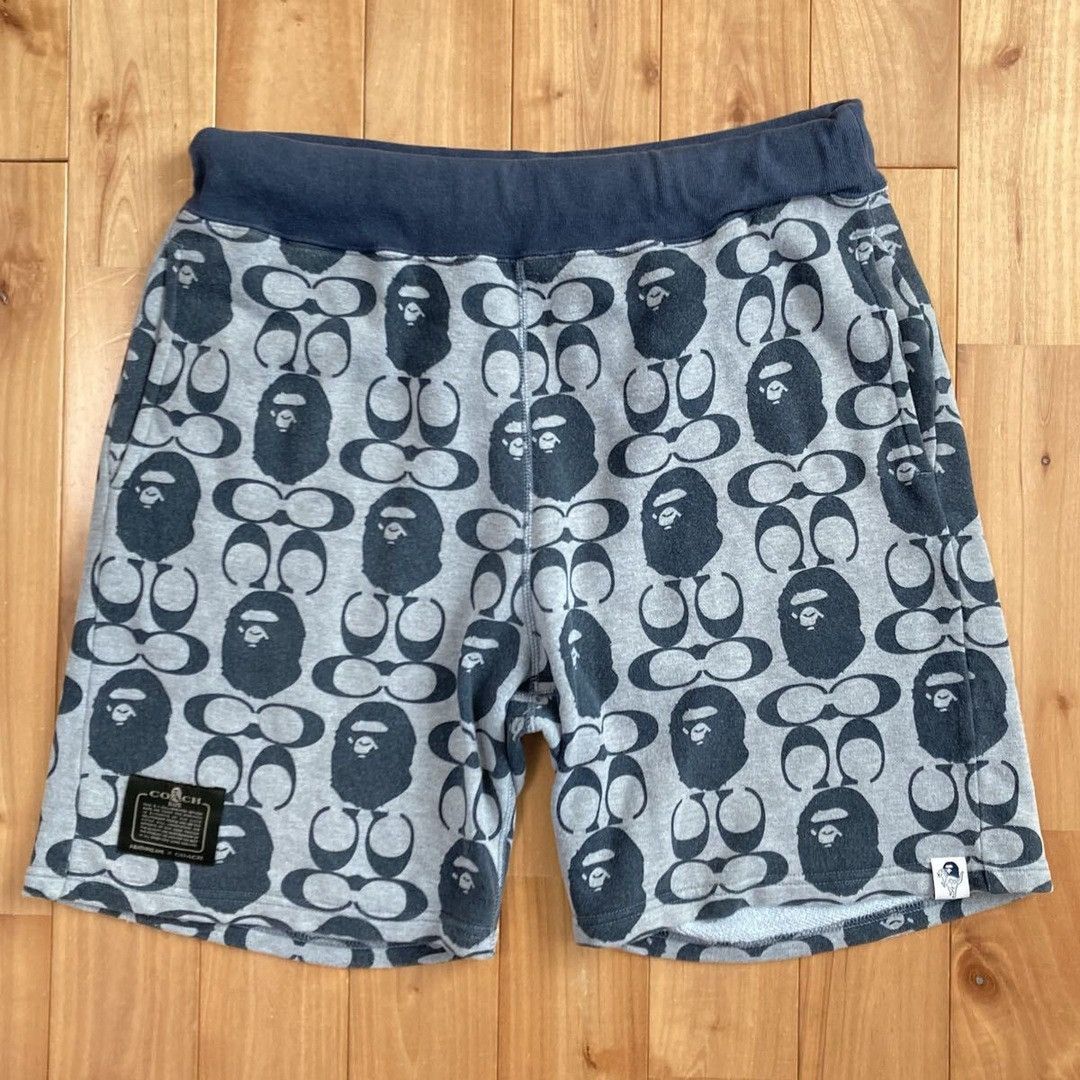 A BATHING APE x COACH コラボ ショートパンツ Mサイズ Bape × Coach Final Drop!! Bape Coach Shorts Pants | Grailed