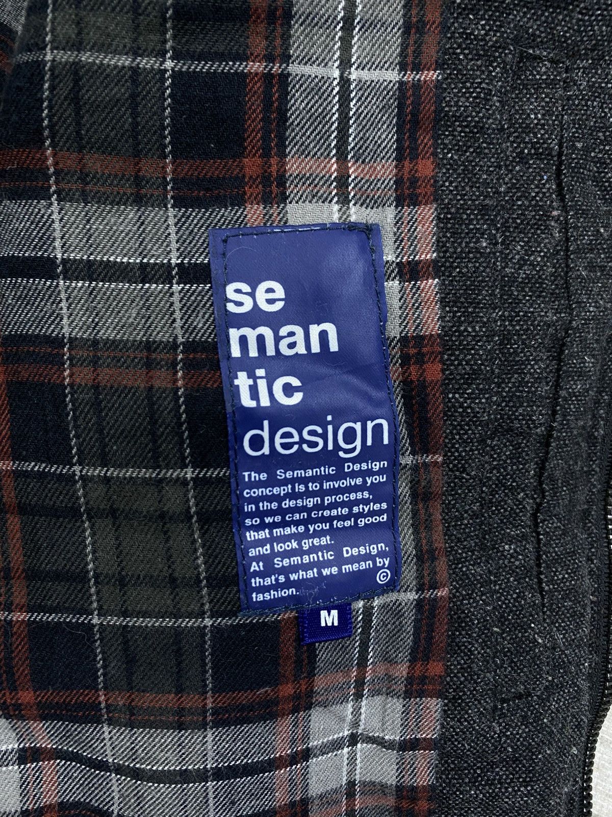 Japanese Brand × Vintage × semanticdesign Vtg Semantic Design Double Pocket Sherpa Hoodie Vest Jacket Size US S / EU 44-46 / 1 - 7 Thumbnail