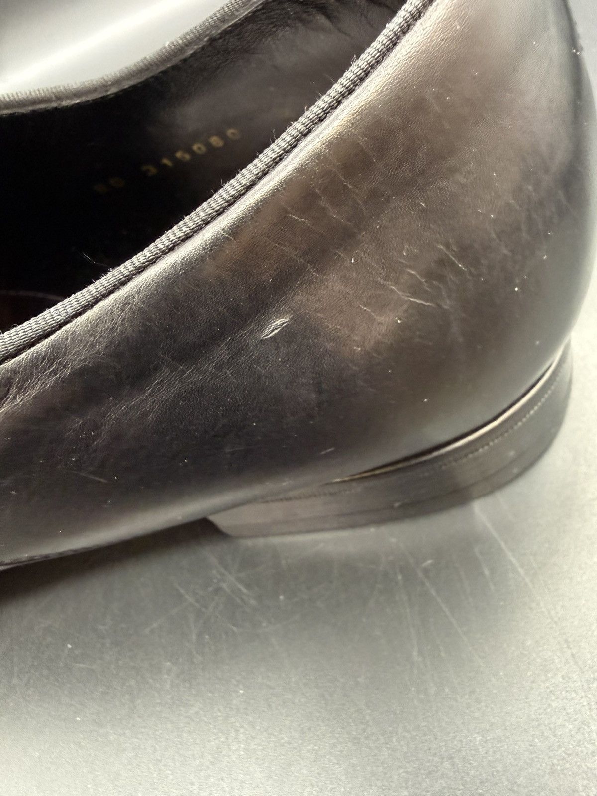 Saint Laurent Paris SAINT LAURENT PARIS — Black Leather Derby | EU 44.5 Size US 11.5 / EU 44-45 - 10 Thumbnail