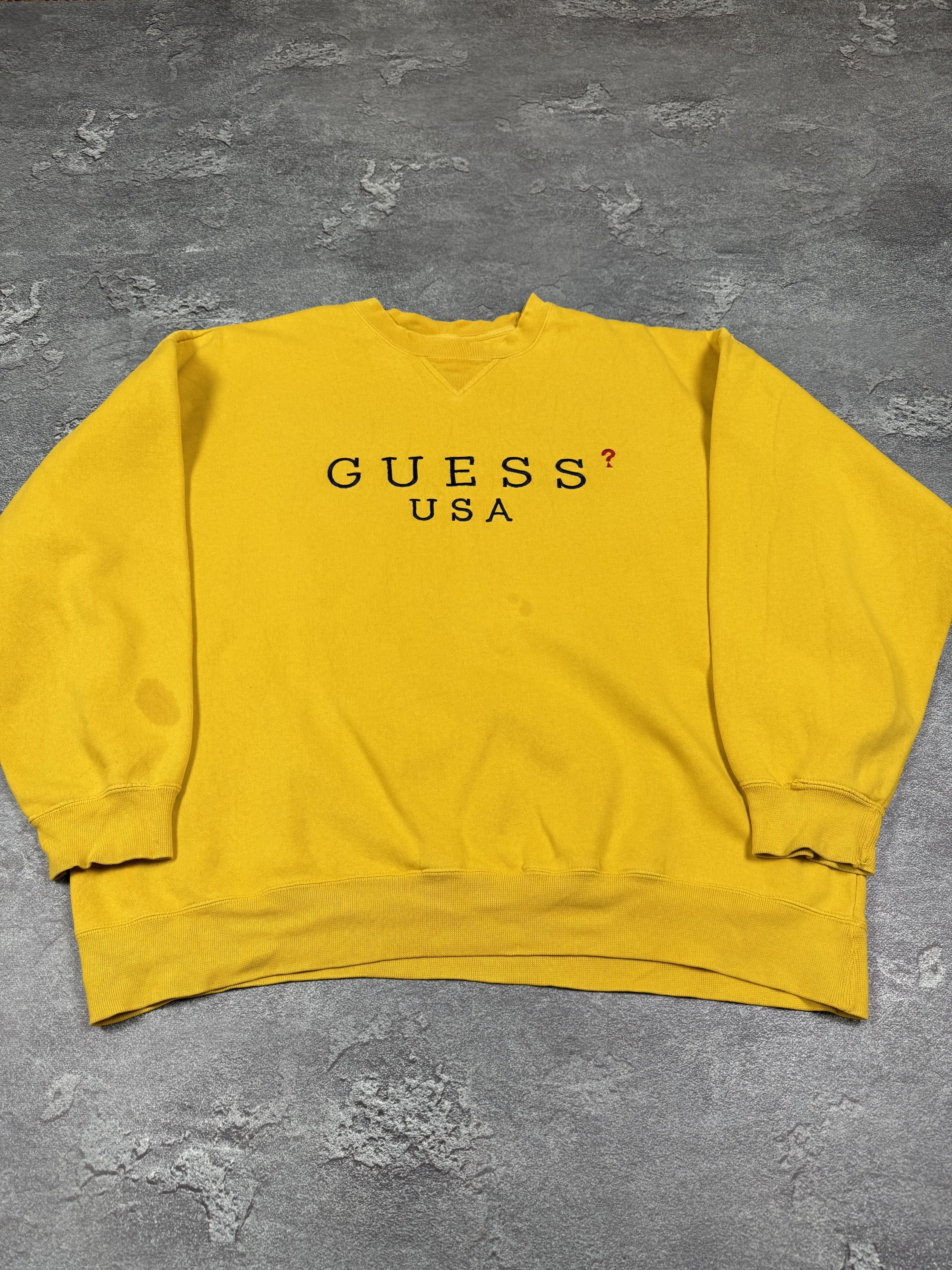 If Six Was Nine Guess 2000s VTG Y2K USA Sweatshirt Size XL Retro Size US XL / EU 56 / 4 - 3 Thumbnail