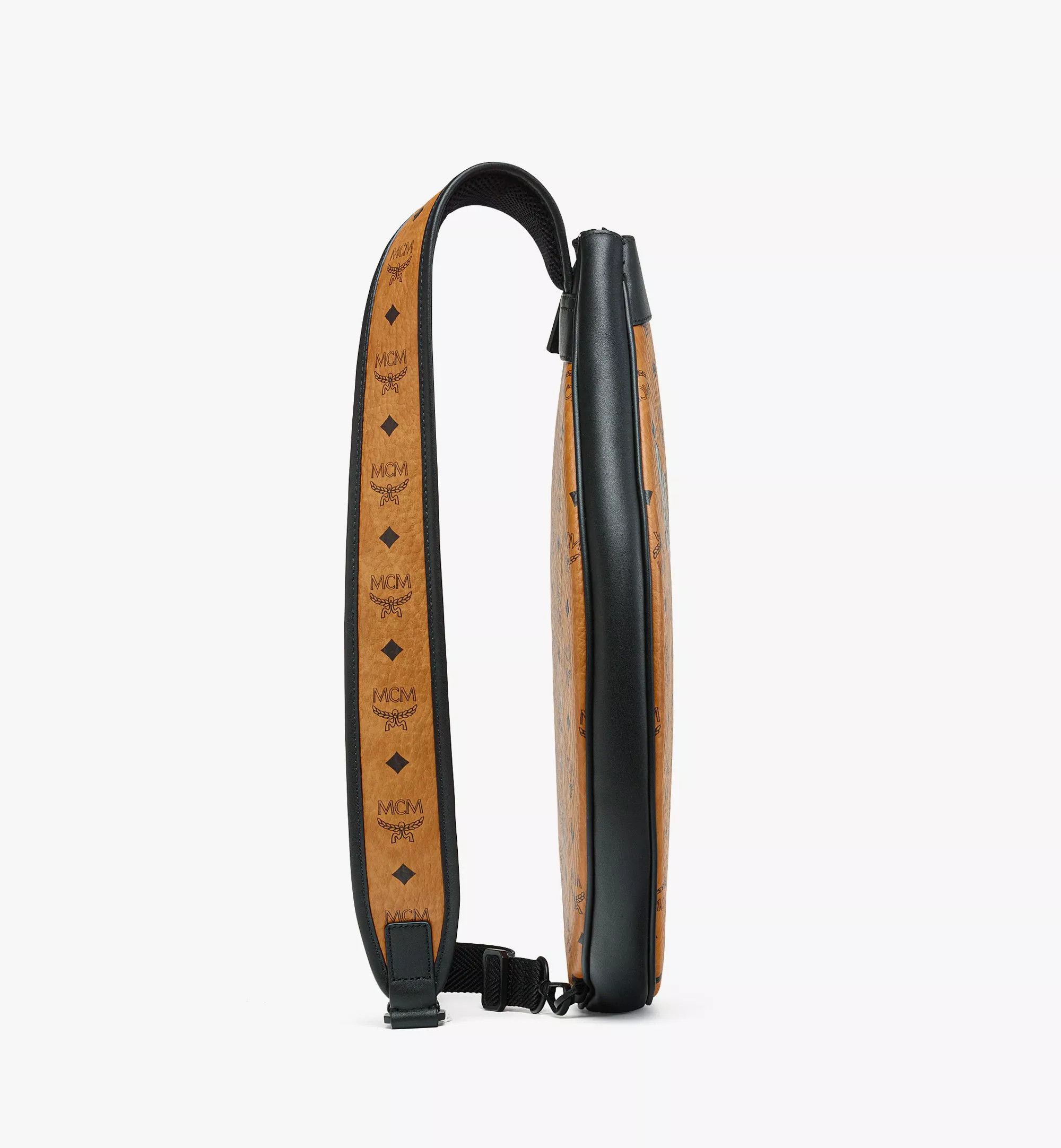 MCM o1mt1gz0725 Size: OS / Tennis Racket Holder in Brown/Black Size ONE SIZE - 3 Thumbnail