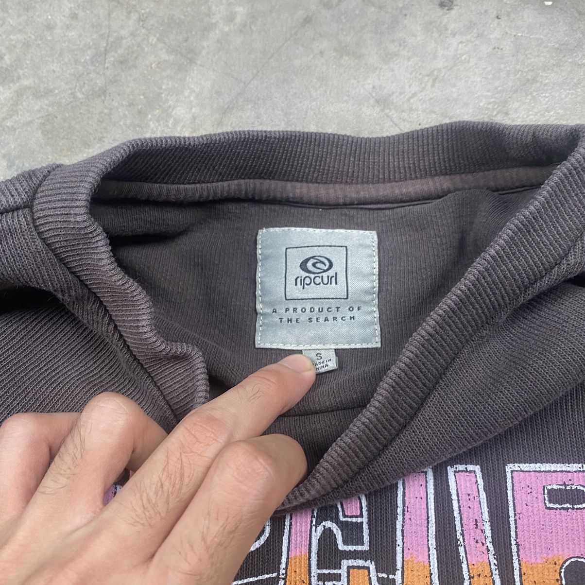 Rip Curl × Vintage y2k Ripcurl Dark Brown Boxy Oversize Crewneck Size US M / EU 48-50 / 2 - 4 Thumbnail