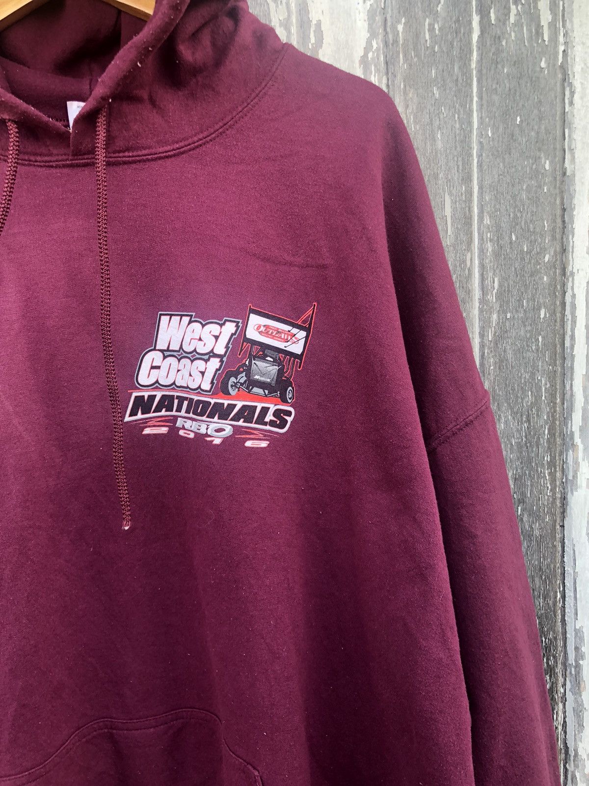 Ford × NASCAR × Vintage 🔥Vintage Y2K🔥Sunfaded West Coast National RBO Baggy Hoodies Size US XXL / EU 58 / 5 - 8 Thumbnail