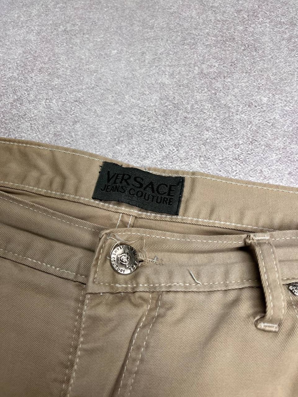 Versace × Vintage VINTAGE VERSACE MEDUSA BAGGY DISTRESSED AVANTGARDE PANTS Y2K Size US 38 / EU 54 - 5 Thumbnail