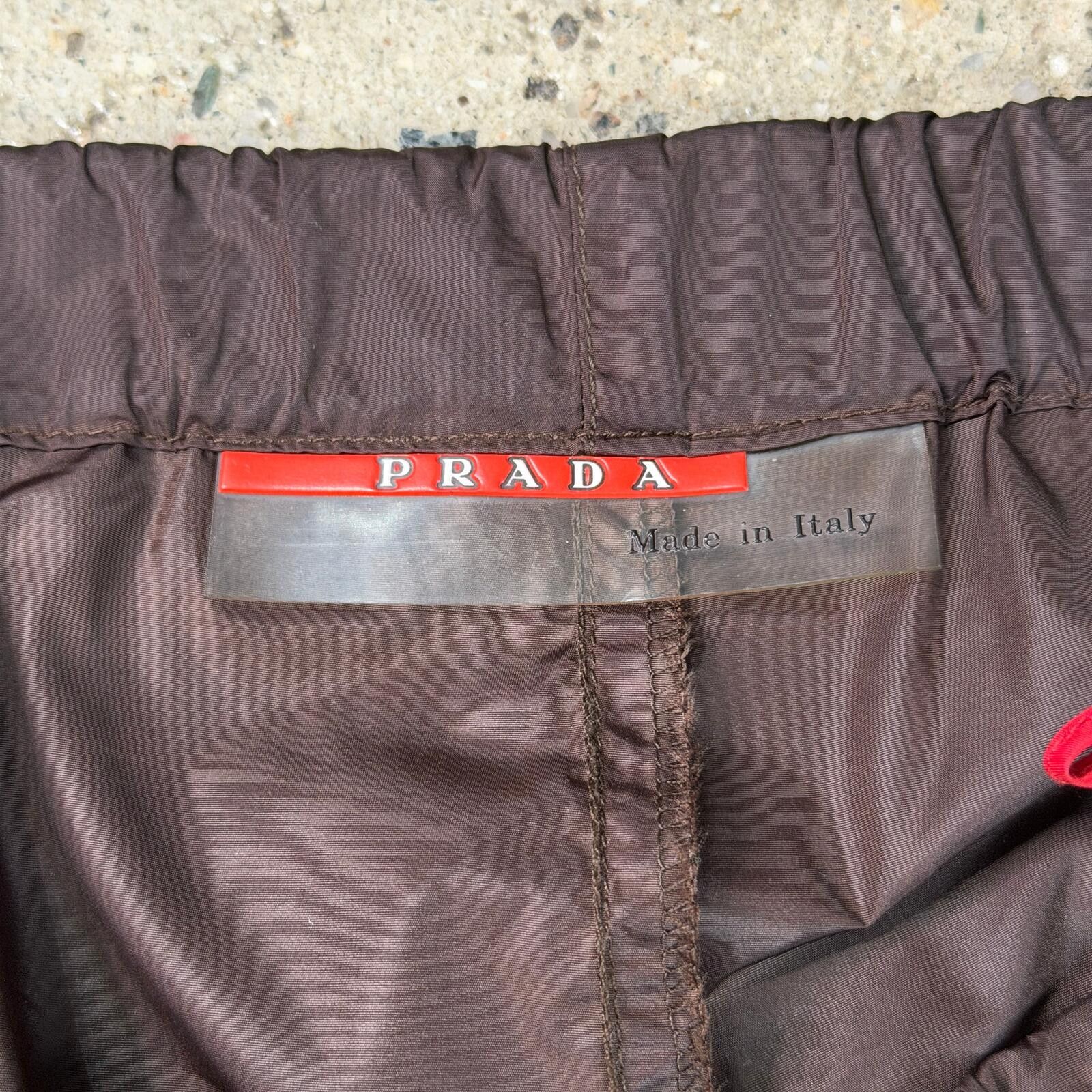 Prada Prada Nylon Straight Leg Pants Size 30" / US 8 / IT 44 - 6 Thumbnail