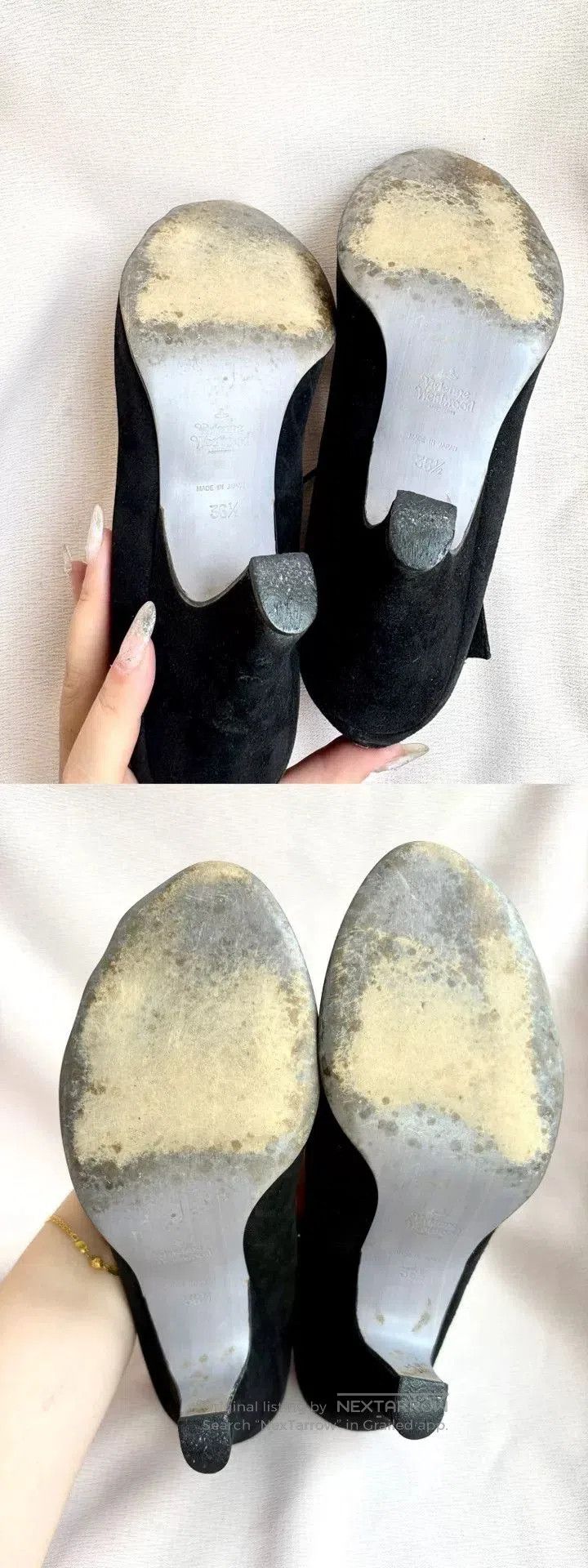 Vivienne Westwood Vivienne Westwood Vintage Black Suede Heels. Size US 5.5 / IT 35.5 - 9 Thumbnail