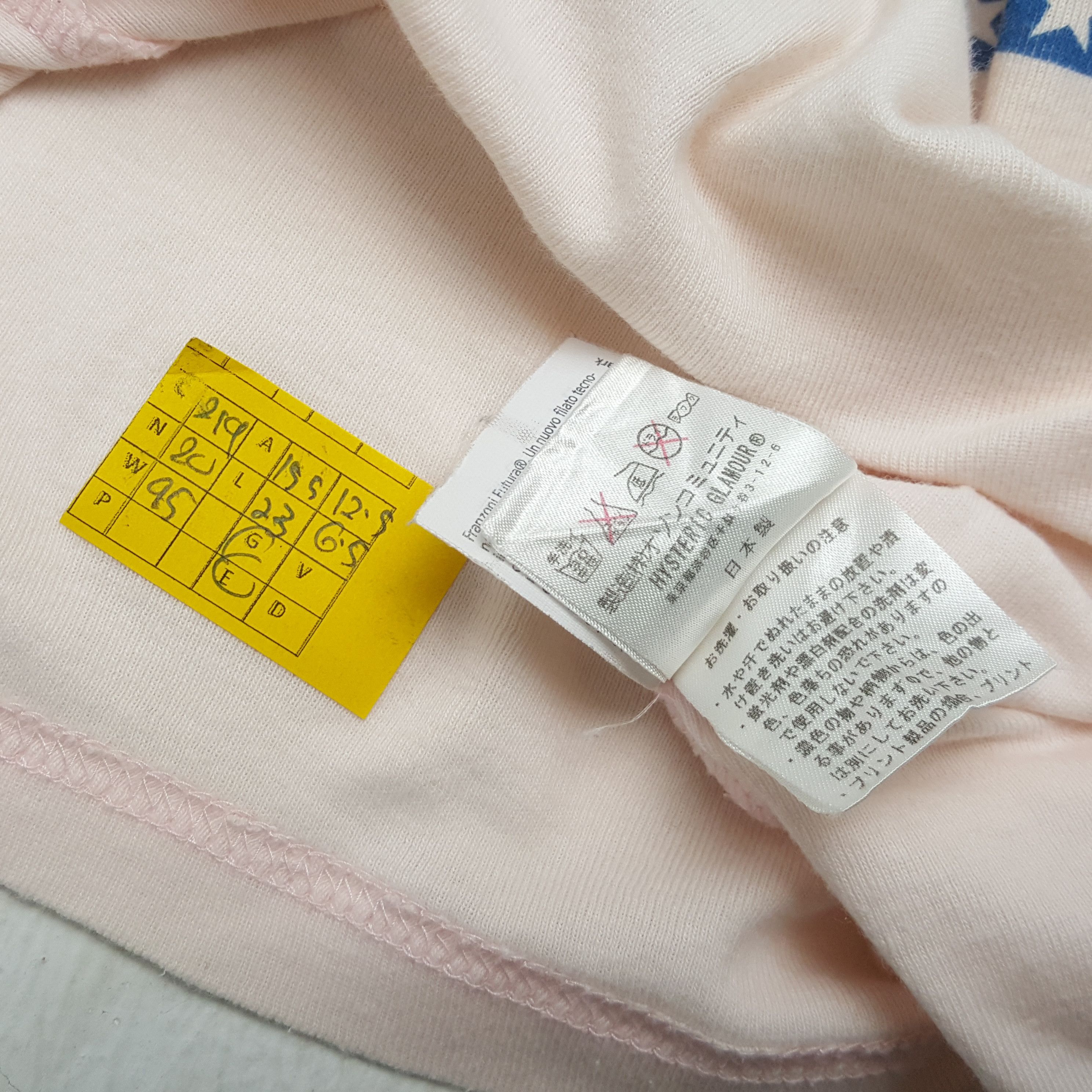 Hysteric Glamour × Japanese Brand × Vintage Vintage HYSTERIC GLAMOUR Japanese Fashion Brand T-Shirts Size XS / US 0-2 / IT 36-38 - 4 Thumbnail