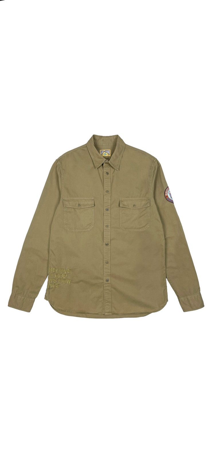 Zadig & Voltaire Zadig & Voltaire Sigmund Military L/S Shirt Size US L / EU 52-54 / 3 - 2 Thumbnail