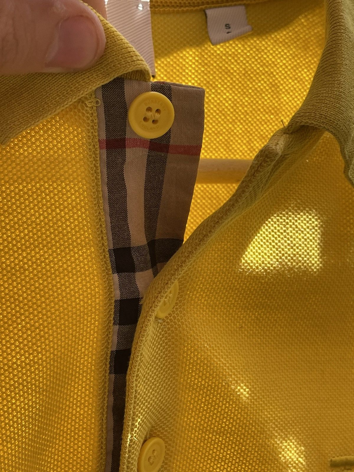 Burberry Burberry Yellow Polo shirt new collection Size US S / EU 44-46 / 1 - 10 Thumbnail