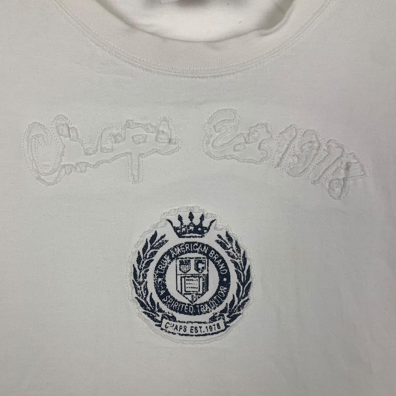 Vintage Vintage CHAPS RALPH LAUREN Patch Embossed Crest Tee Shirt Size US L / EU 52-54 / 3 - 5 Thumbnail