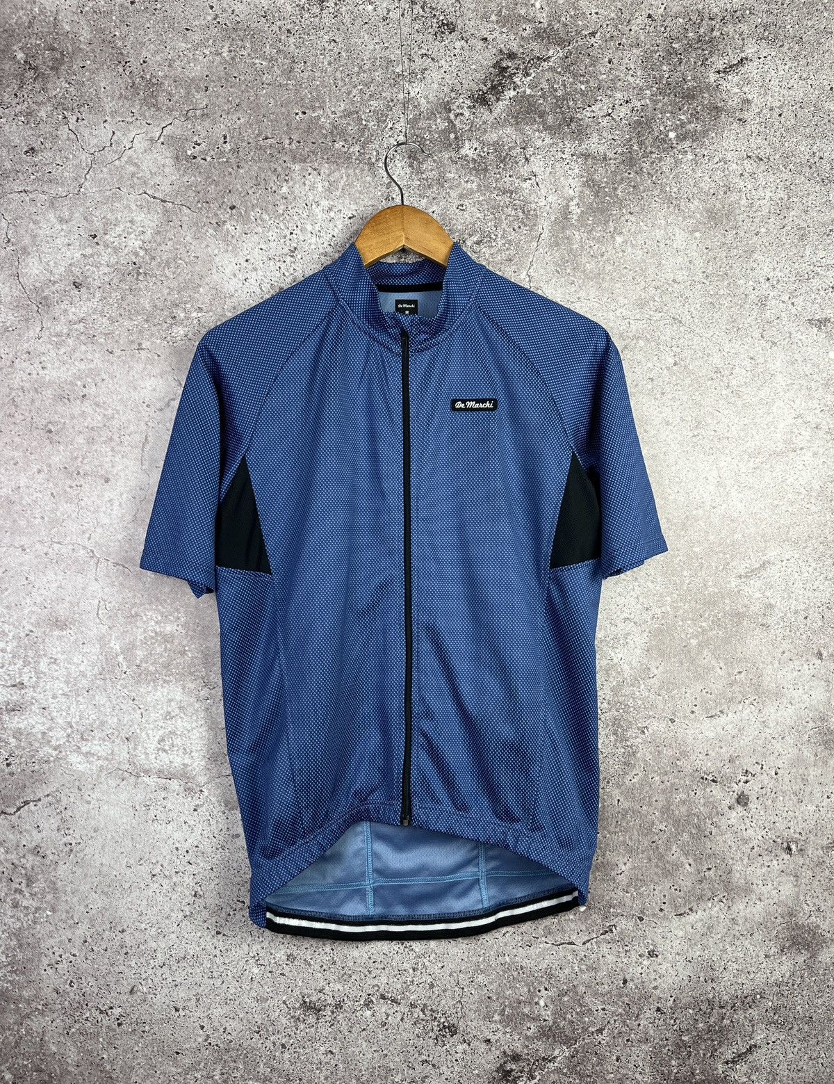 Other De Marchi 🇮🇹 Cycling Jersey Blue Full Zip Road Bike Shirt Size US M / EU 48-50 / 2 - 1 Thumbnail
