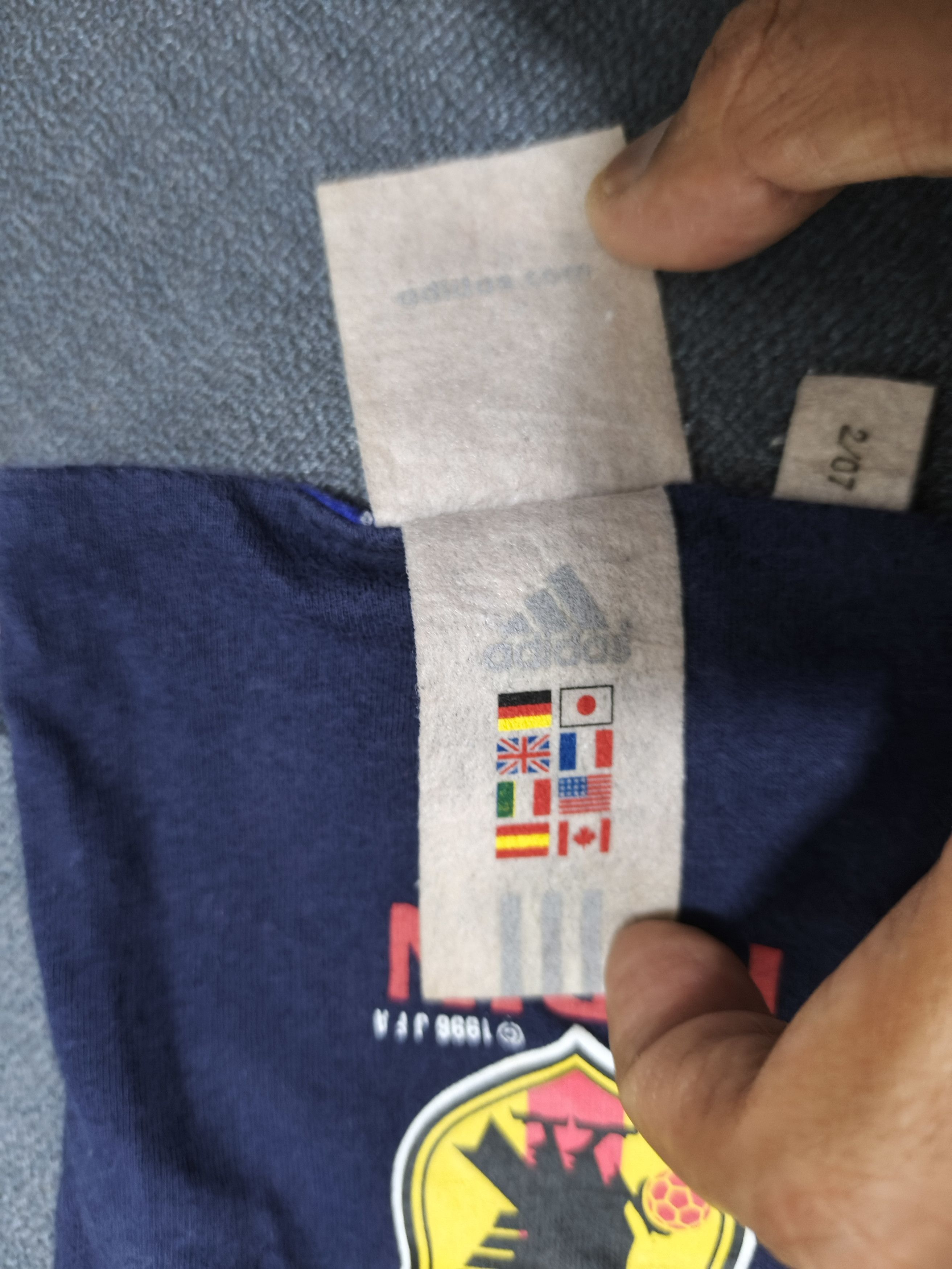Adidas Vintage 2007 Japan National Team Adidas Reversible T-Shirt Size US L / EU 52-54 / 3 - 9 Thumbnail